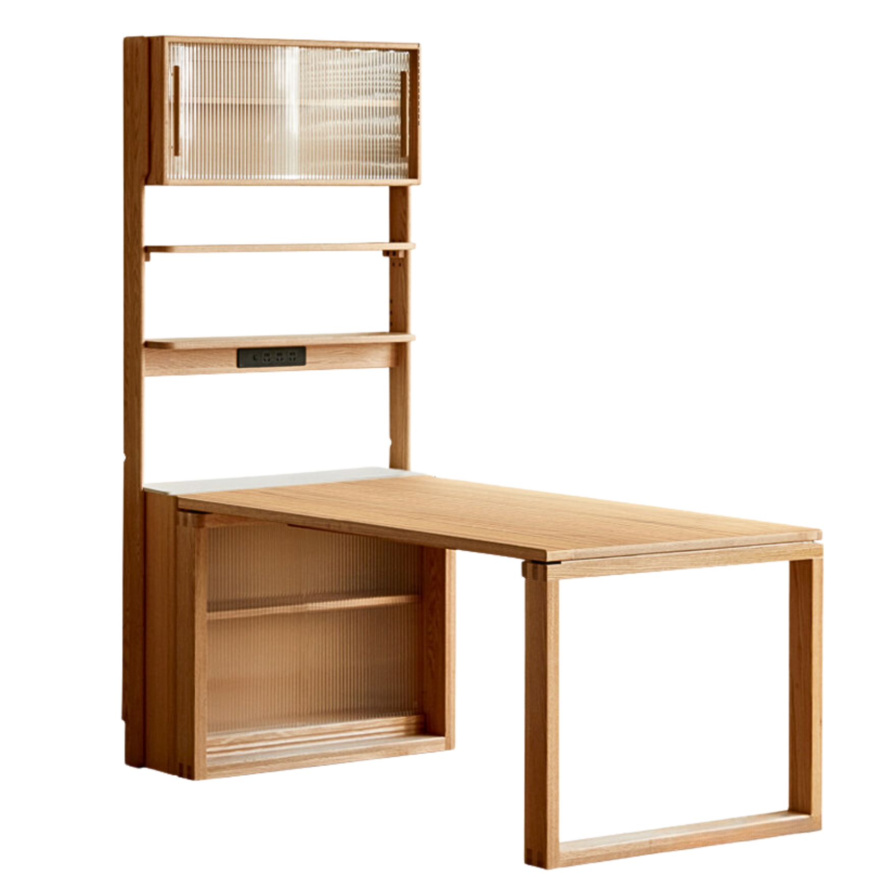 63х33.5х29.5 inch / 160х85х75 cm / Natural wood color/ dining table + sideboard
