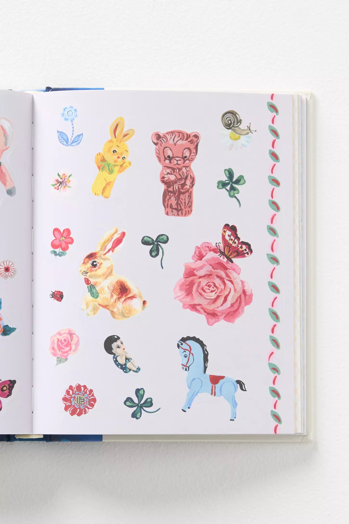 Nathalie Lété Sticker Book - Creative DIY Scrapbooking & Journaling Stickers for Kids & Adults - Perfect for Art Projects, Bullet Journals & Gift Decorations