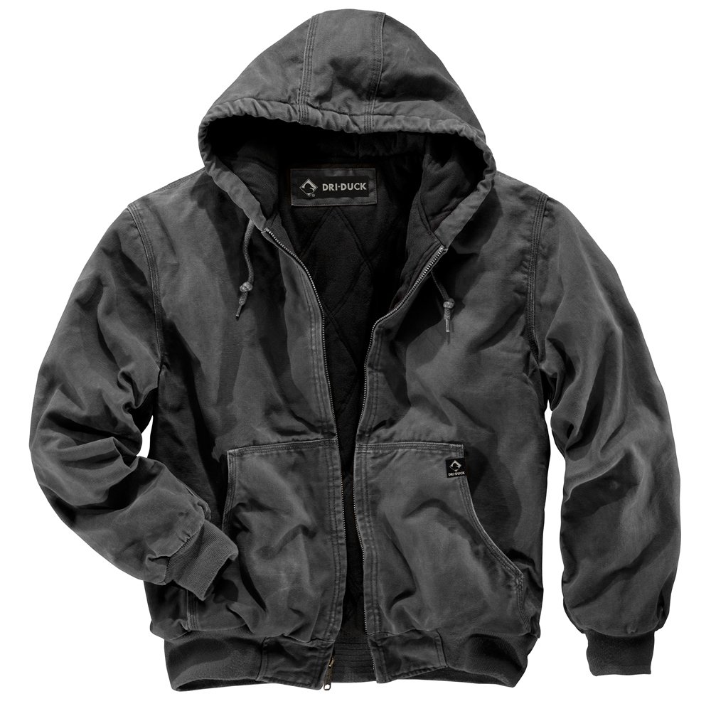 DRI Duck Men's Waterproof Insulated Work Jacket - Heavy Duty Winter Coat for Construction & Outdoor Use - Perfect for Cold Weather Work, Hunting & Snow Activities