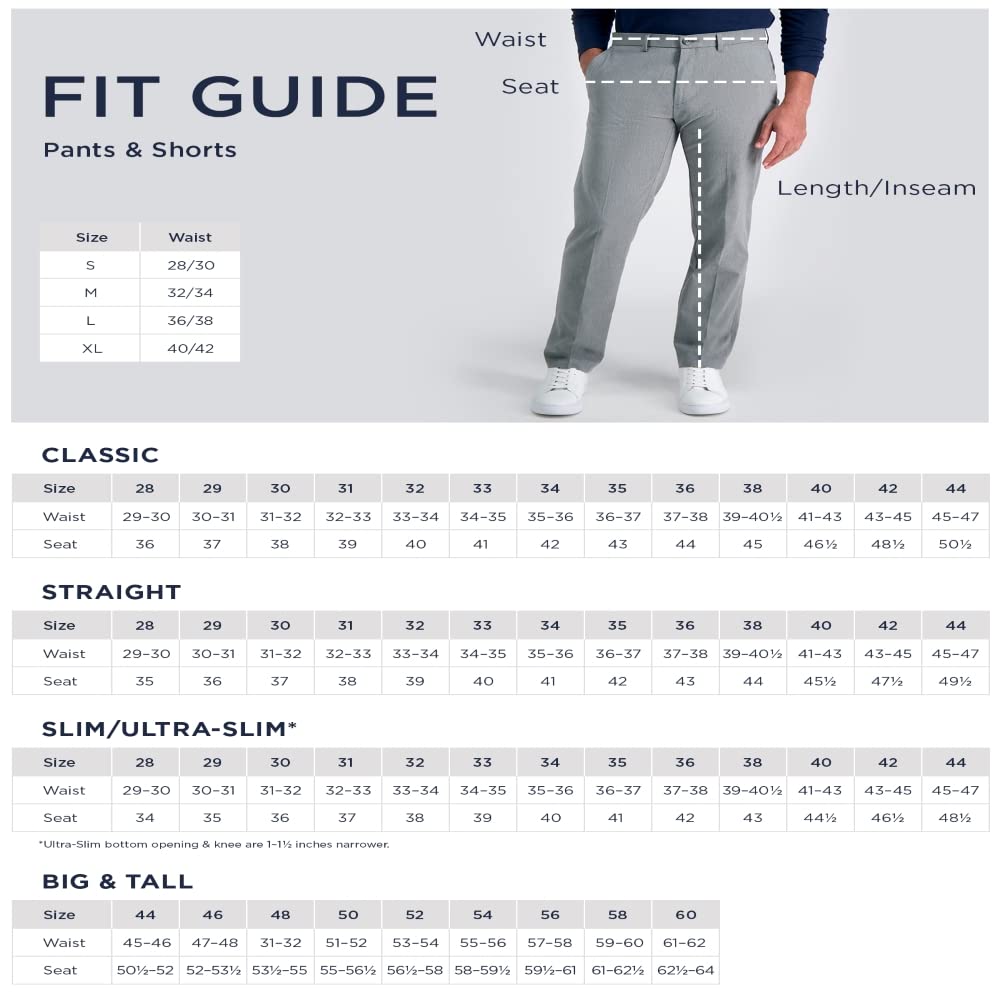 Haggar Men's Comfort Cargo Utility Shorts - Stretch Fit, Multiple Pockets (Regular & Big Tall Sizes) | Perfect for Outdoor Activities, Travel & Casual Wear