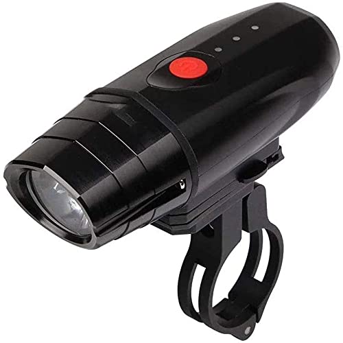 Super Bright USB Rechargeable Bike Light - 85° Flood Beam, 4 Light Modes, Waterproof Bicycle Headlight for Road & Mountain Cycling - Easy Mount for Men, Women & Kids - Perfect for Night Commuting & Trail Adventures