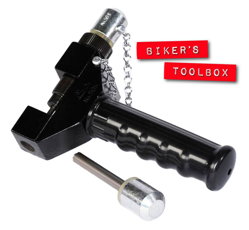Whale Professional Chain Breaker & Riveting Tool - Heavy Duty Motorcycle/Bicycle Chain Cutter & Riveter for Bike Repair & Maintenance - Perfect for Home Mechanics & Professional Workshops