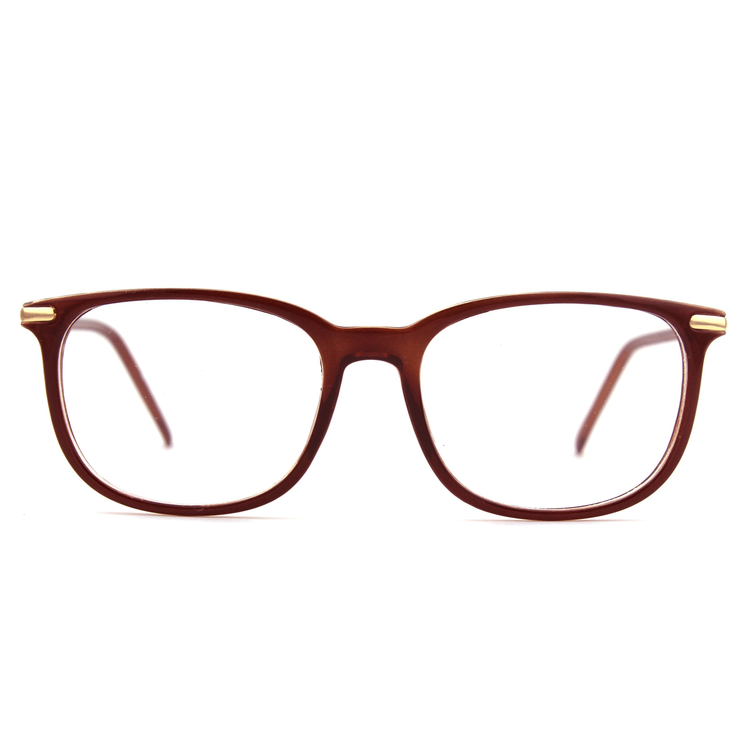GQUEEN Fashion Non-Prescription Clear Lens Glasses - Nerd Style Plain Frames for Women & Men (Model 201579) | Perfect for Reading, Cosplay, and Everyday Fashion Accessory