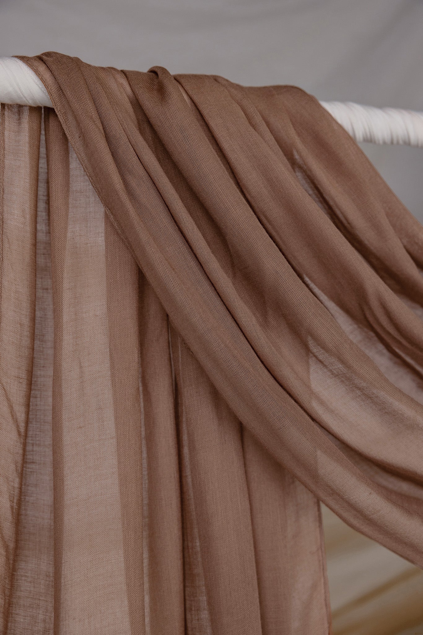 Tan Light Modal Fabric - Soft & Breathable Material for Dresses, Tops & Loungewear | Perfect for Summer Outfits & Casual Wear