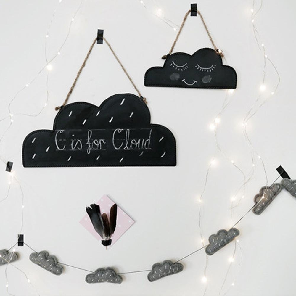 1.7m Cloud Garland - Fluffy White Hanging Decor for Baby Showers, Weddings & Home Parties - Perfect for Nursery, Birthday & Wedding Backdrop Decorations