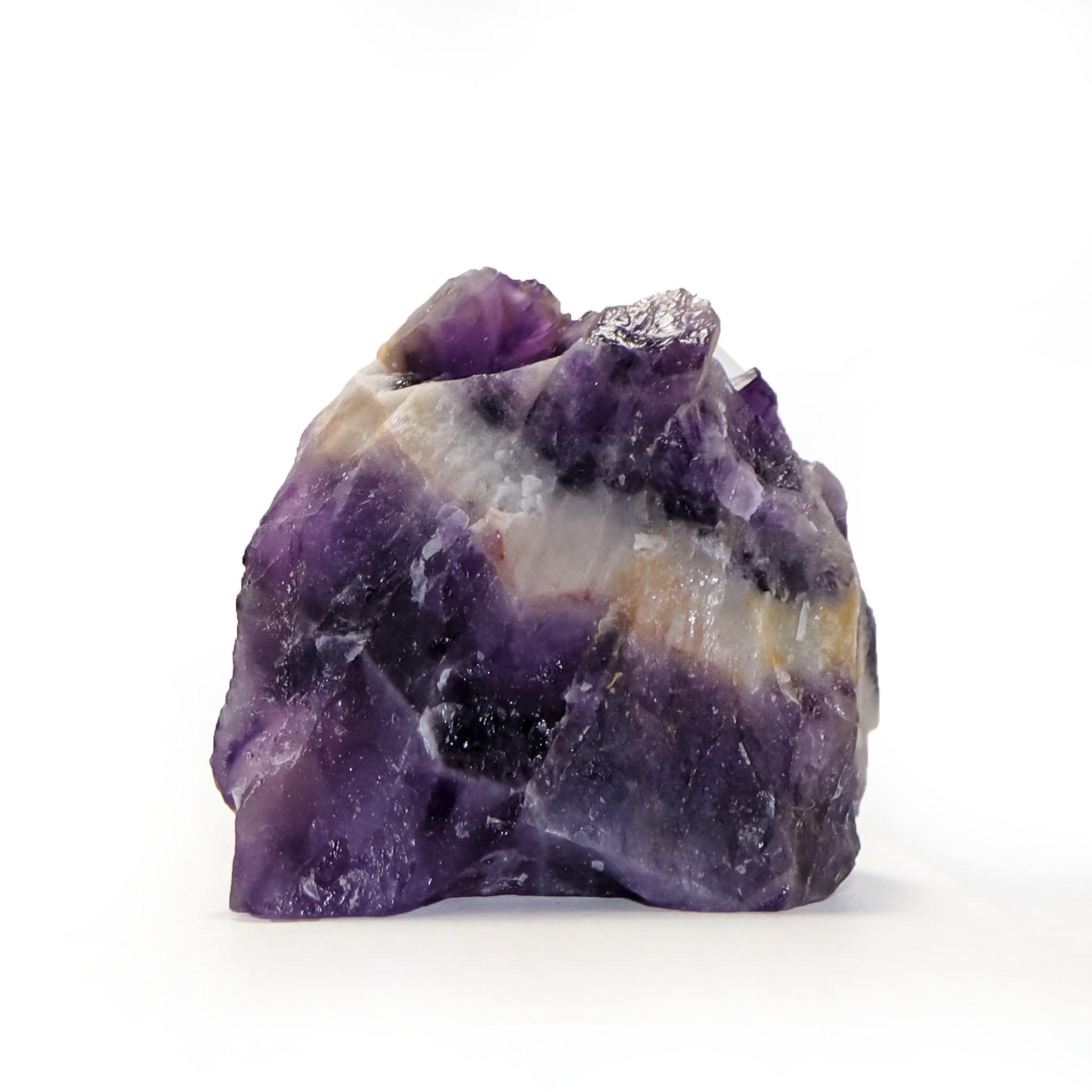 Natural Raw Amethyst Crystal Stone - Healing Energy for Intuition, Meditation & Spiritual Growth - Perfect for Home Decor, Yoga Space & Chakra Balancing