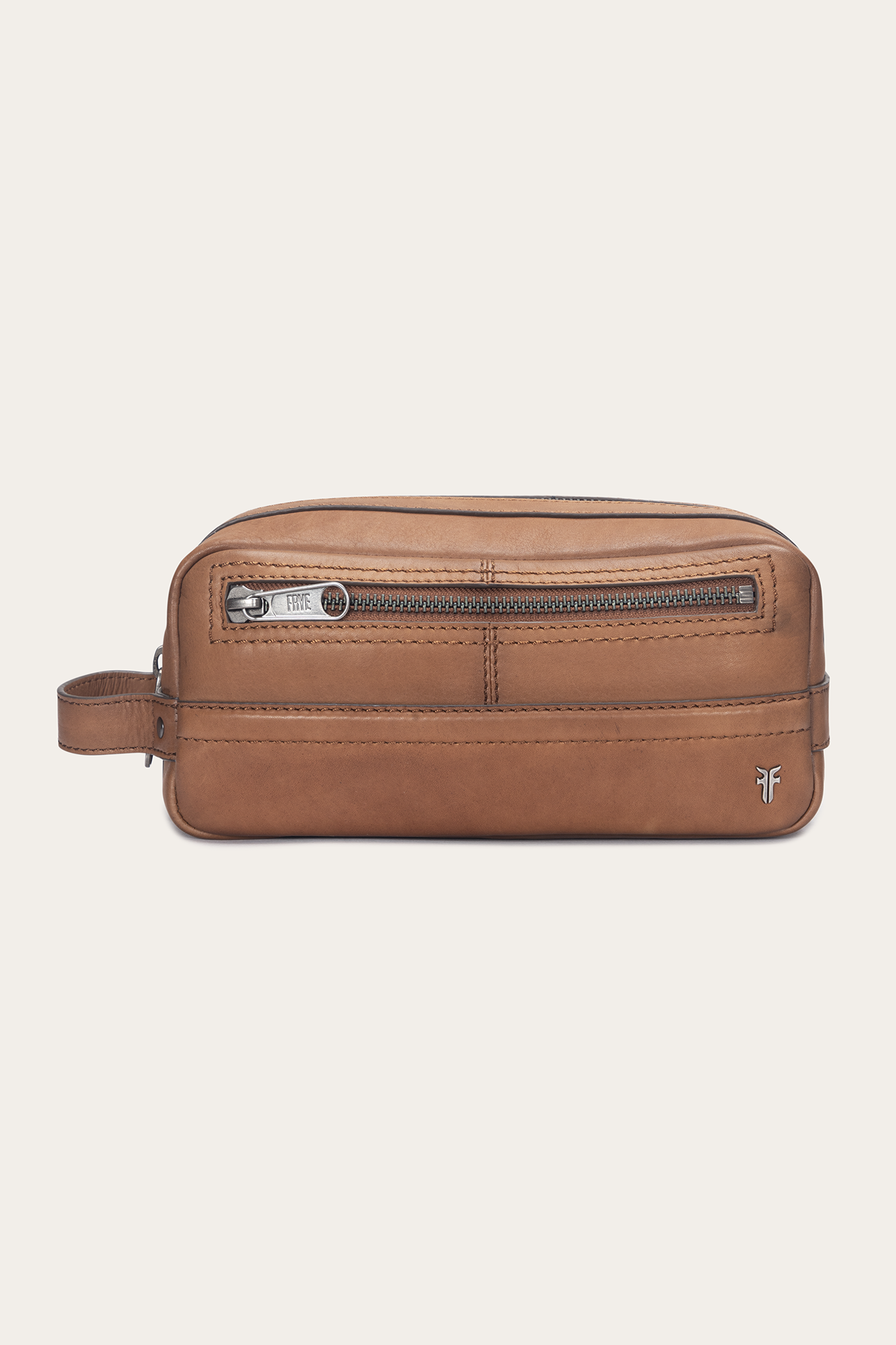 Premium Nash Dopp Kit in Cognac Leather - Stylish Travel Toiletry Bag for Men - Perfect for Gym, Business Trips & Weekend Getaways