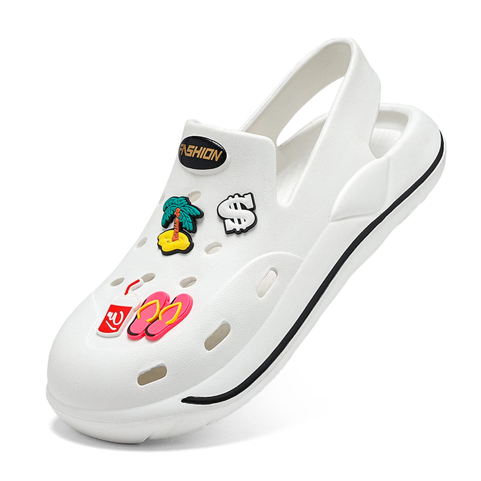 **Breathable Unisex Garden Clogs - Comfortable Slip-On Beach Sandals for Women & Men | Perfect for Summer, Gardening, and Outdoor Activities**
