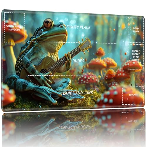 Frog Plays Guitar Mushroom