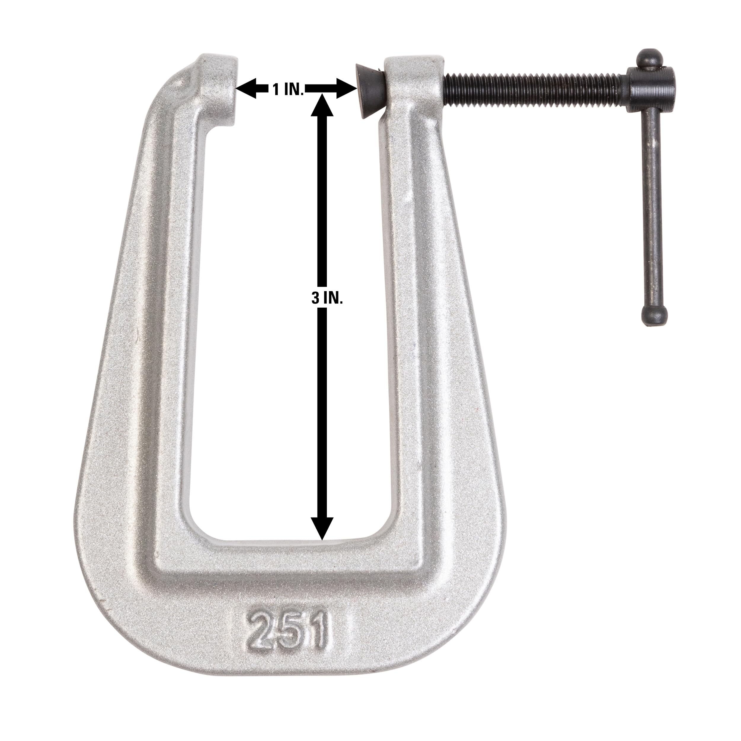 Wilton Deep Reach C-Clamp with 1