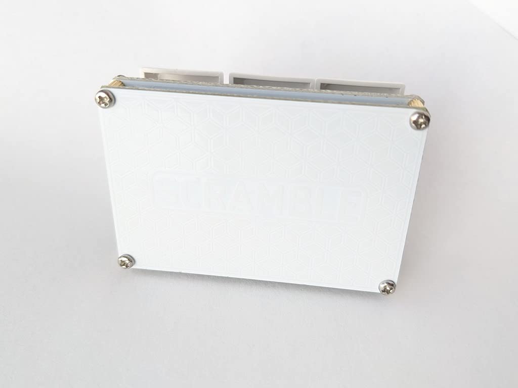 6-Key Programmable MX Mechanical Keyboard Switch Tester - Hot-Swappable Scramble Design (White) | Perfect for Gamers, Typists & Keyboard Enthusiasts to Test Switches Before Building Custom Keyboards