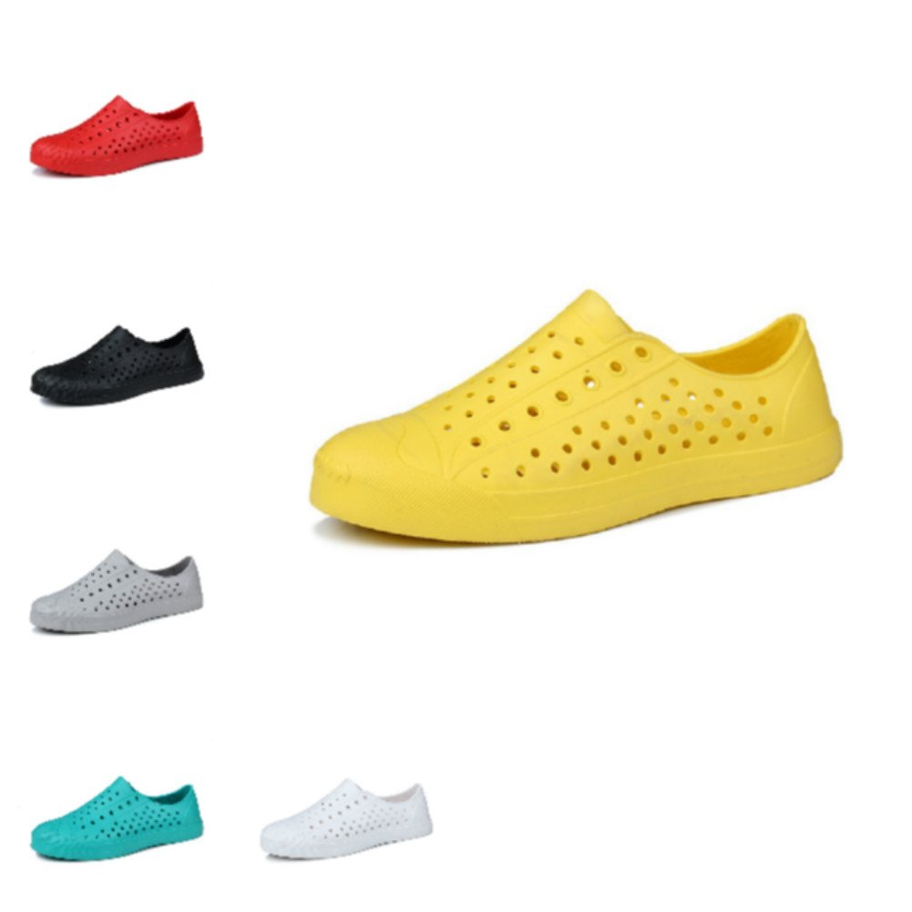 QISHENG Women's Men's Lightweight Fashion Walking Shoes - Comfortable Garden Clogs, Slippers & Sandals for Outdoor Activities, Beach, Yard Work and Home Use