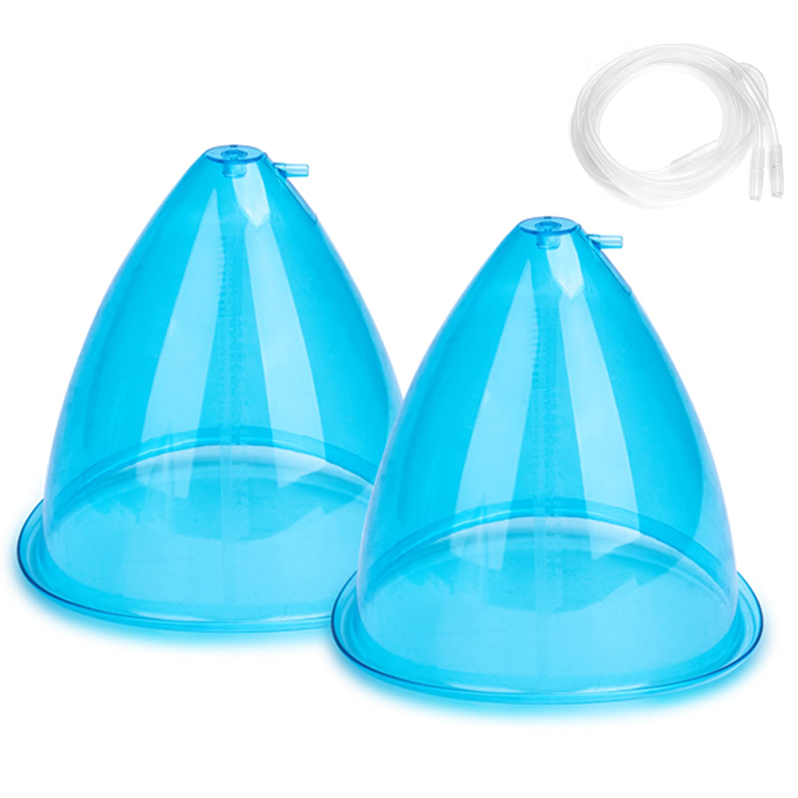 180ML Vacuum Massage Cupping Therapy Set - Large Suction Cups for Body Sculpting, Butt Lifting & Pain Relief with Y-Hose | Professional Home Spa Equipment for Cellulite Reduction & Muscle Relaxation | Perfect for Post-Workout Recovery & Beauty Treatments