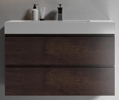 Walnut-white Sink