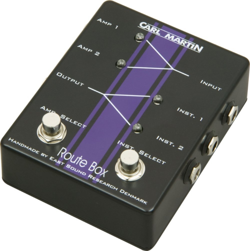 Carl Martin Route Box Dual A/B Box - Premium Guitar Amp & Instrument Switcher for Seamless Sound Routing | Perfect for Live Performances & Studio Recording