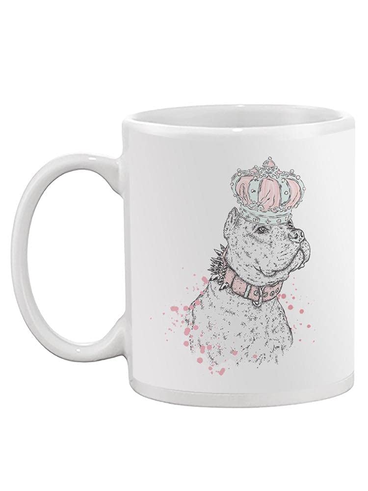 Cute Dog Crown Mug - Unisex Coffee Cup for Pet Lovers