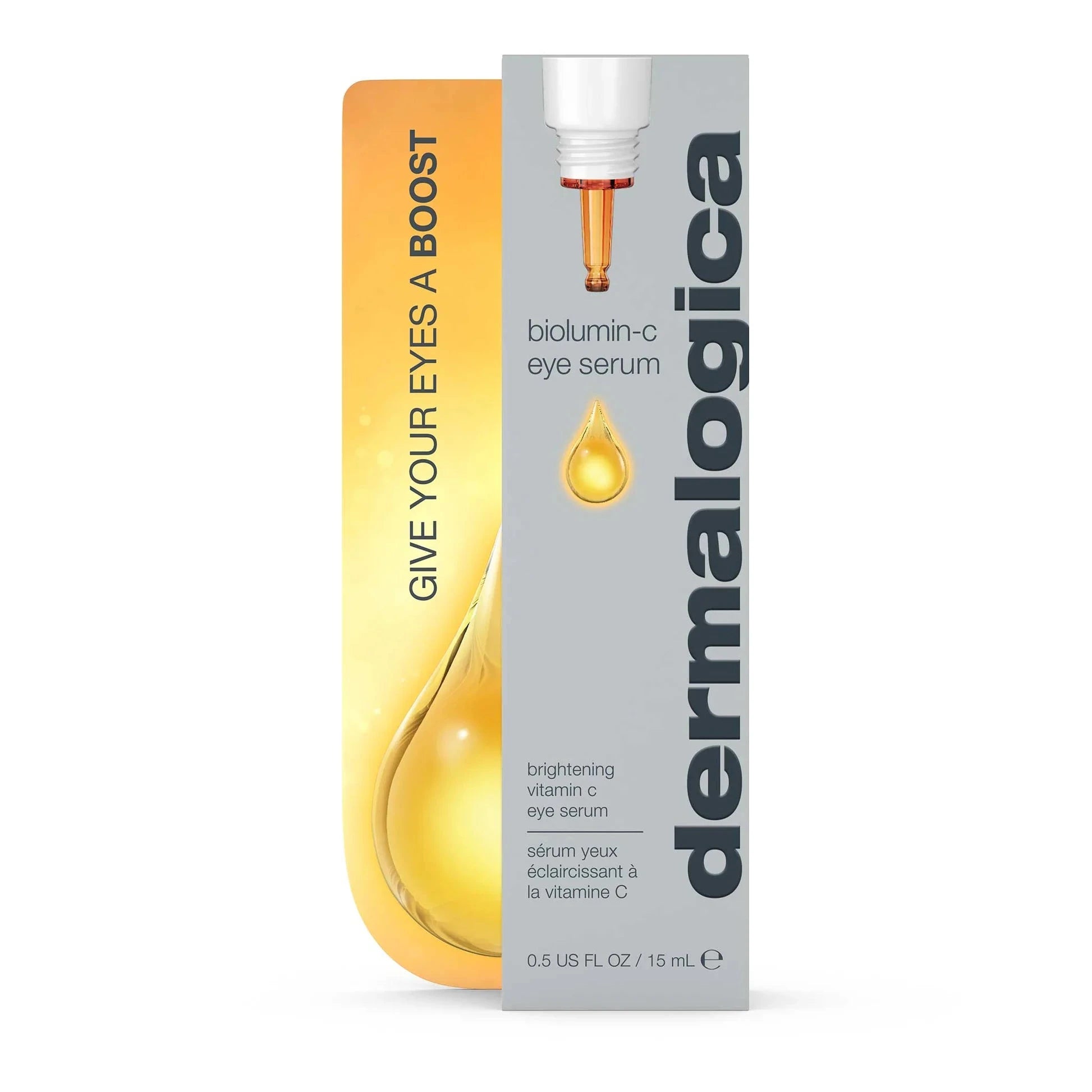Biolumin C Eye Serum for Dark Circles & Wrinkles - Vitamin C Brightening Eye Cream for Puffiness & Fine Lines - Day & Night Use for Radiant Under Eyes