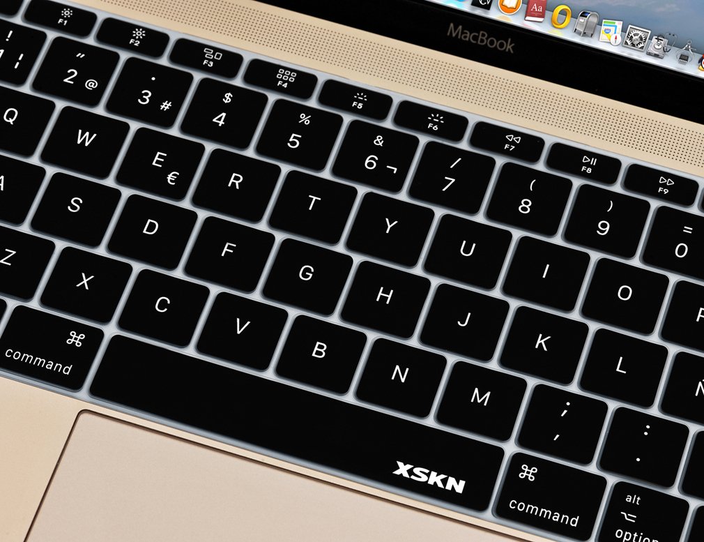 Spanish Letters Silicone Keyboard Cover for MacBook 12