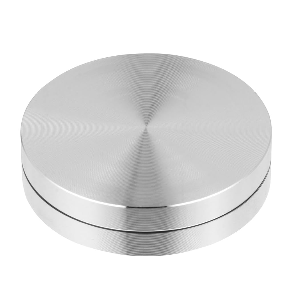 EXCEART 12-Inch Aluminum Alloy Cake Turntable Stand - Smooth Rotating Cake Decorating Stand with Non-Slip Base for Baking, Pastry, Cupcake Decorating - Perfect for Home Bakers & Professional Cake Designers