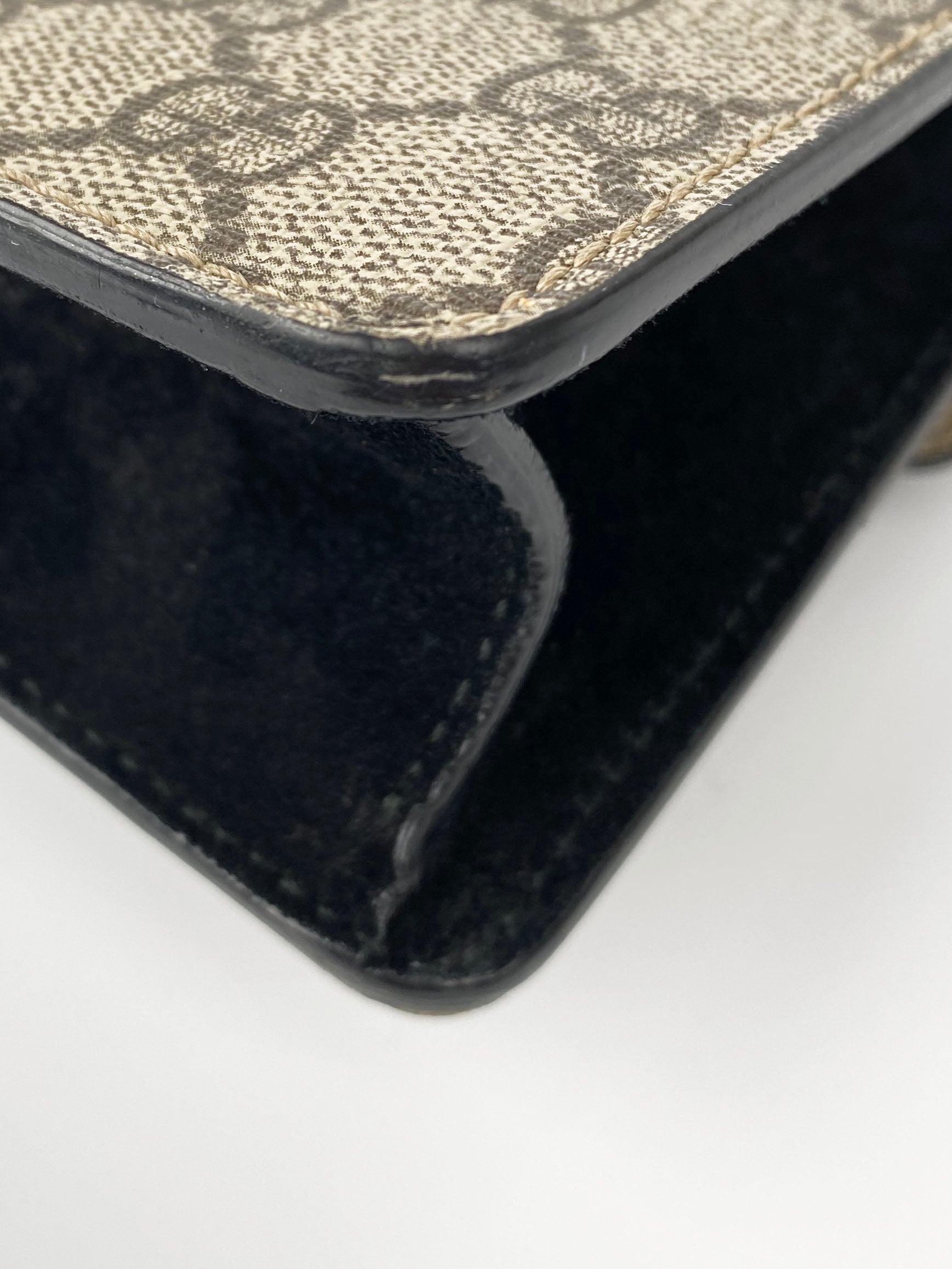 Gucci GG Supreme Mini Dionysus Crossbody Bag with Black Trim - Stylish Luxury Handbag for Women, Perfect for Parties, Dates & Everyday Use