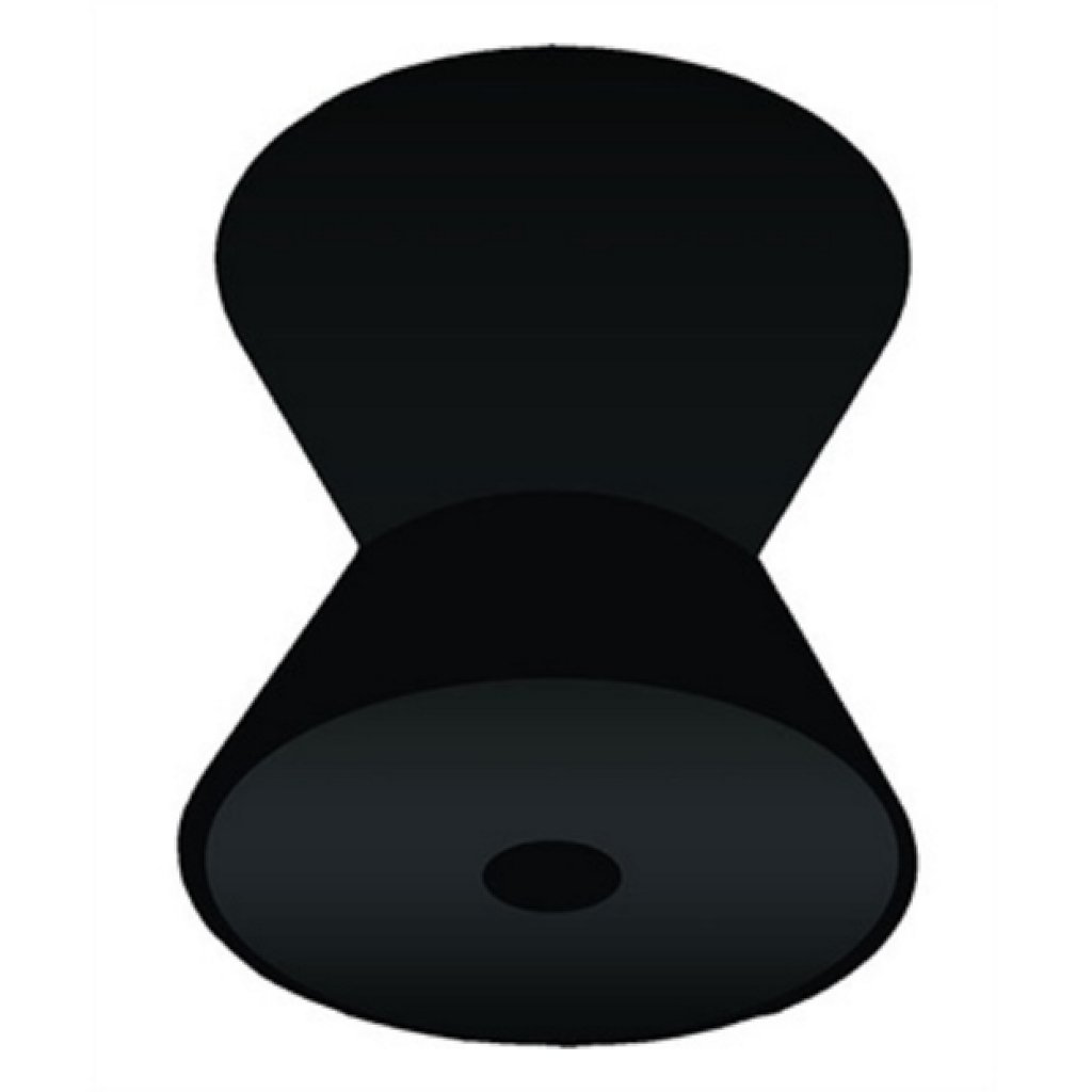 Boater Sports 59506: 3X1/2 Inch Black Bow Roller Rubber for Boat Trailers - Durable Marine-Grade Replacement Part for Smooth Launching & Retrieving | Perfect for Fishing Boats, Yachts & Watercrafts