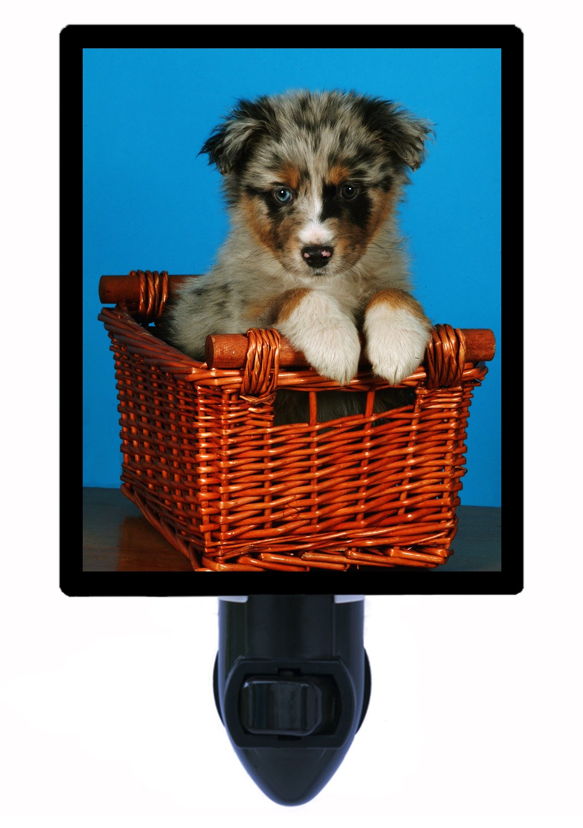 **Australian Shepherd Dog Night Light - LED Pet Night Light for Bedroom, Nursery & Safe Nighttime Navigation**