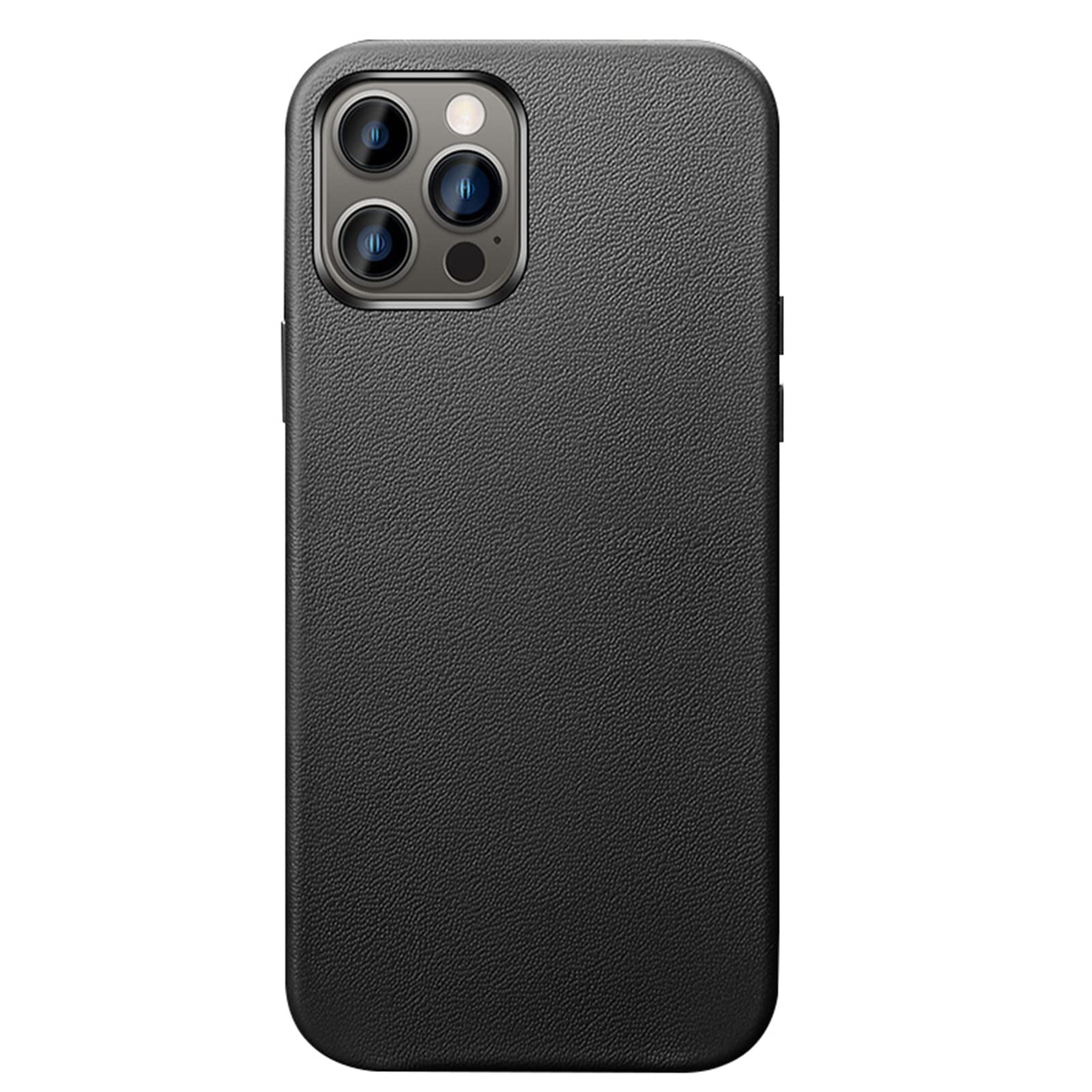 Premium Leather iPhone 13/13 Mini/13 Pro/13 Pro Max Case - Soft Anti-Scratch Microfiber Lining with Full-Body Protection - Slim Fit Protective Cover (Black) - Perfect for Work, Travel & Everyday Use