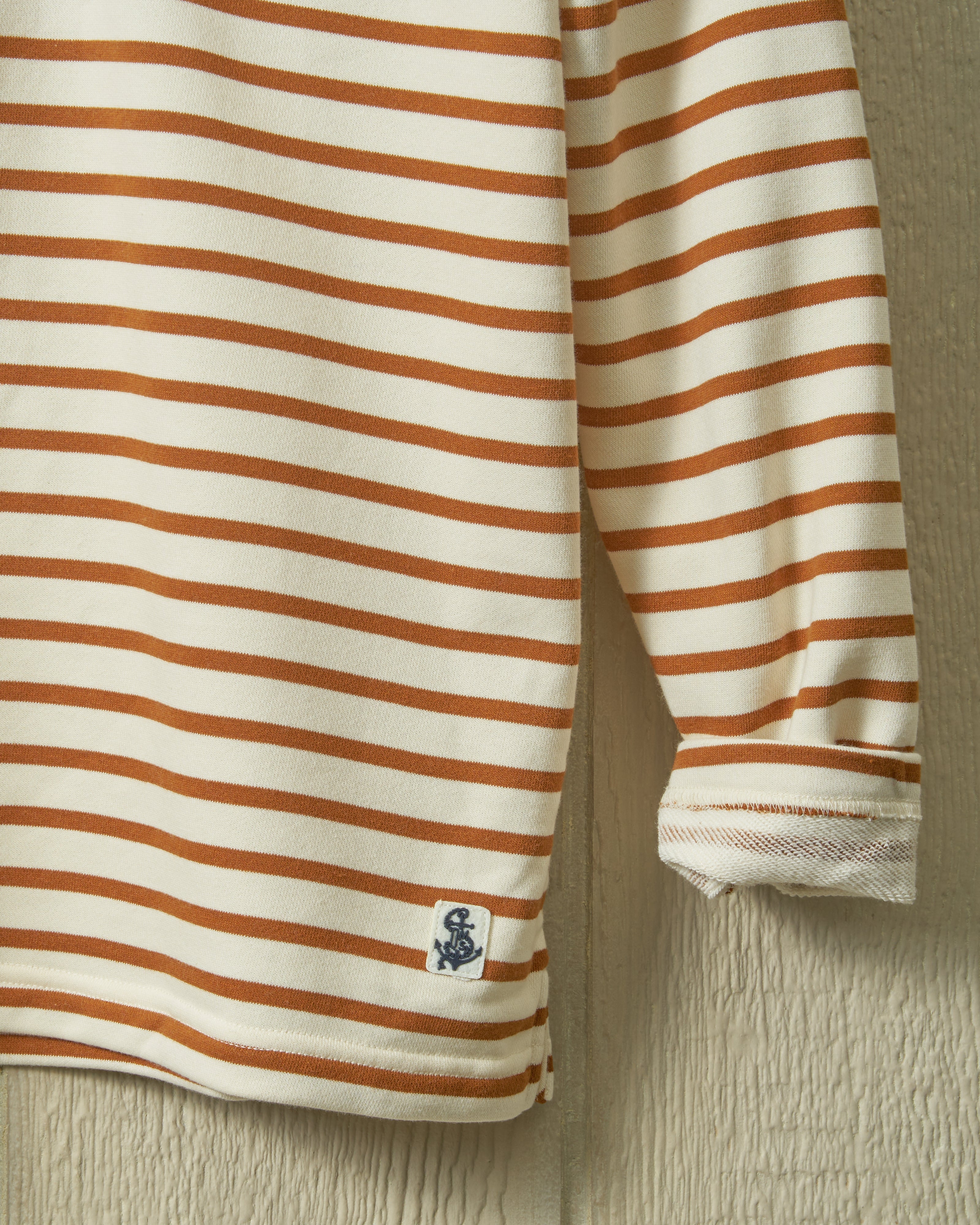 Acadia Polo Shirt for Men - Cream/Acorn Loopback Terry Cotton - Comfortable Casual Wear for Golf, Office & Outdoor Activities