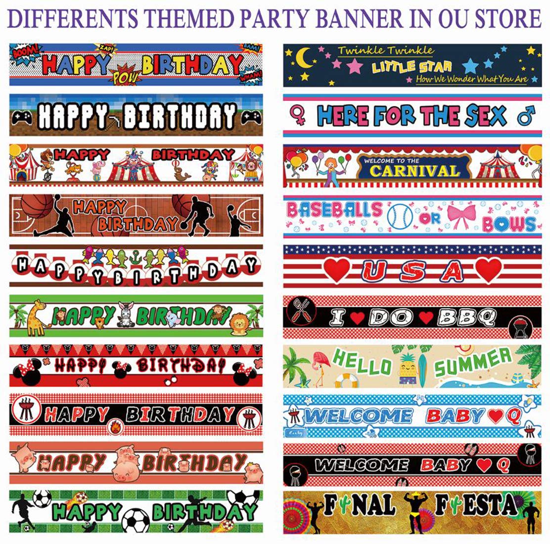 Pirate Birthday Banner - Large Party Decor for Indoor & Outdoor Use