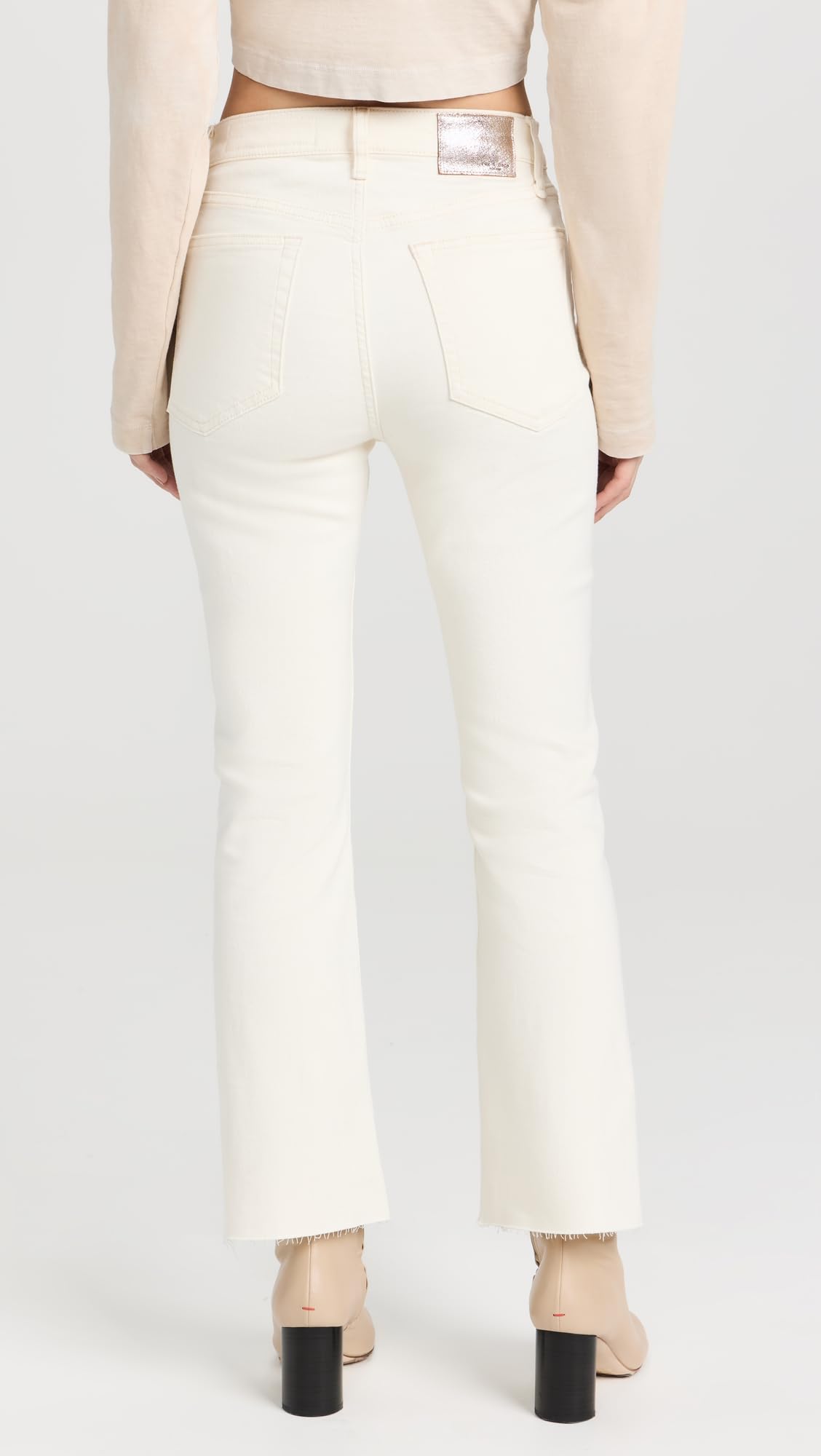rag & bone Women's Peyton Ankle Bootcut Jeans - High Waist Stretch Denim Pants for Casual & Night Out | Perfect for Fall & Winter Fashion