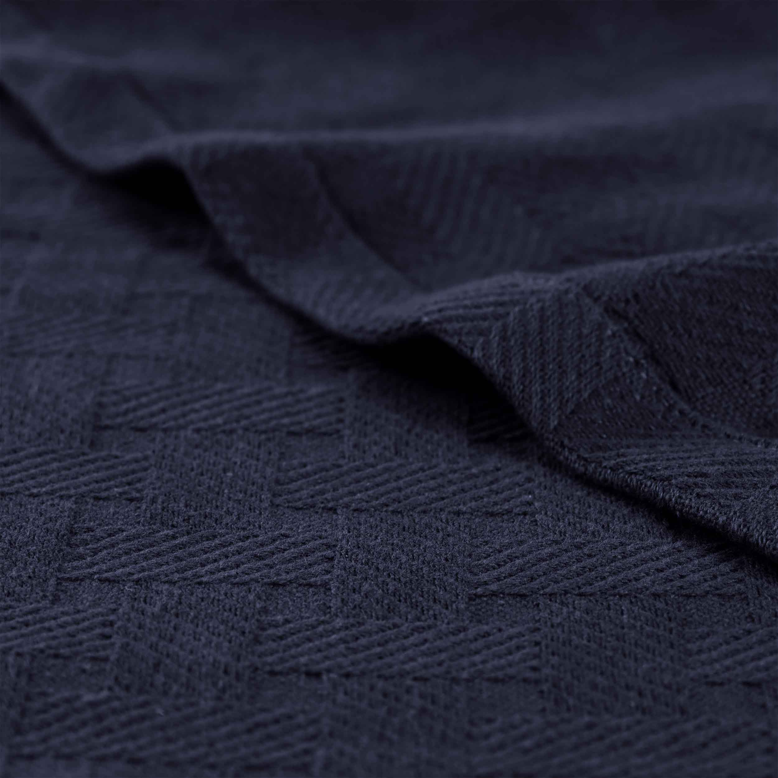 Soft Basketweave All-Season Cotton Bed Blanket & Sofa Throw - Lightweight Breathable Blanket for Bedroom, Living Room, Travel and Outdoor Use
