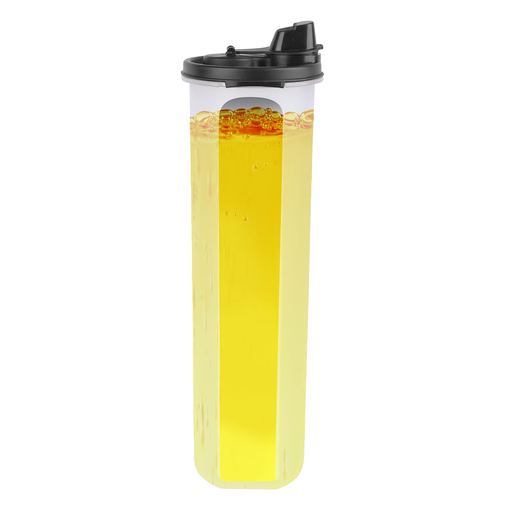 Premium Leak-Proof Oil Dispenser Bottle - BPA-Free Plastic, 1.1L Capacity for Olive Oil, Vinegar & Sauces | Easy-Pour Spout, Airtight Seal | Kitchen, Restaurant & Home Use (Black)
