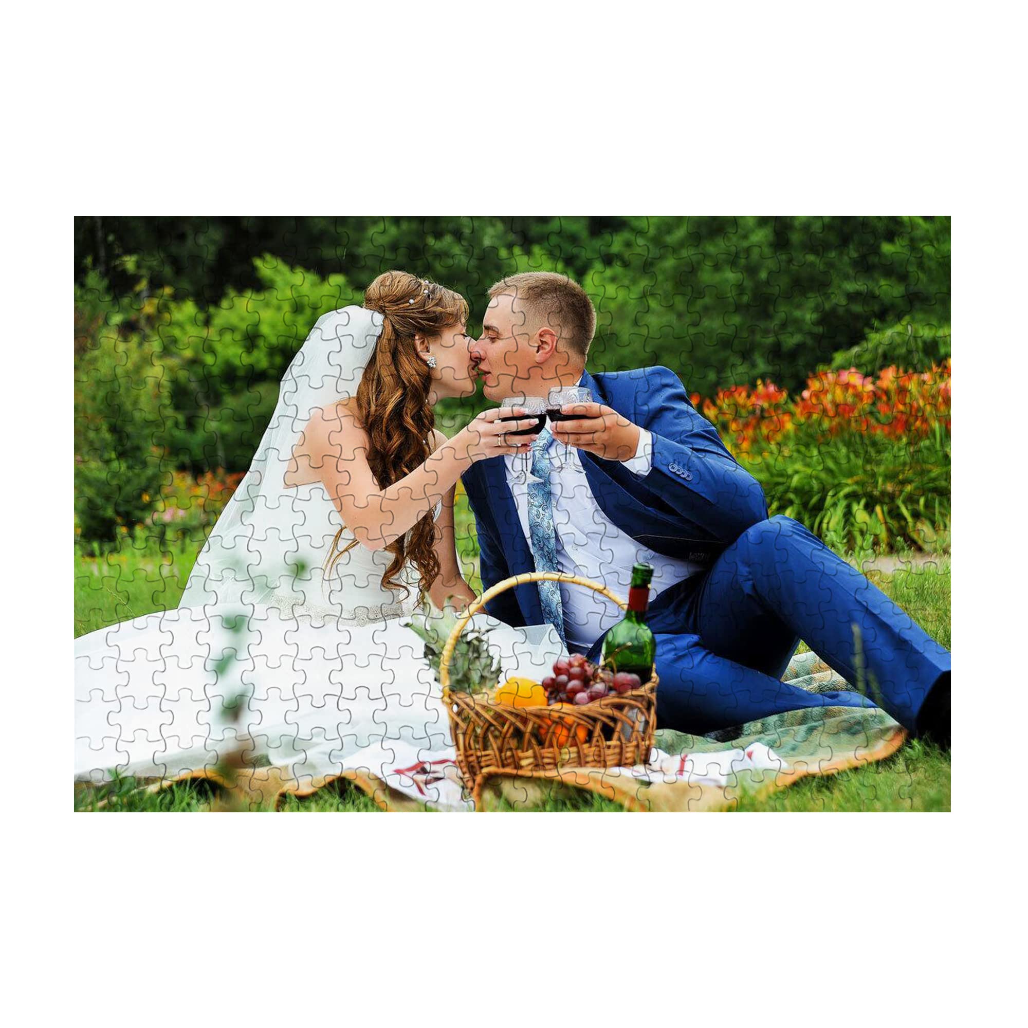 Custom Photo Jigsaw Puzzle 300/500/1000 Pieces - Personalized Gift for Adults & Kids, Family, Wedding, Graduation | Fun DIY Activity for Home, Party & Special Occasions