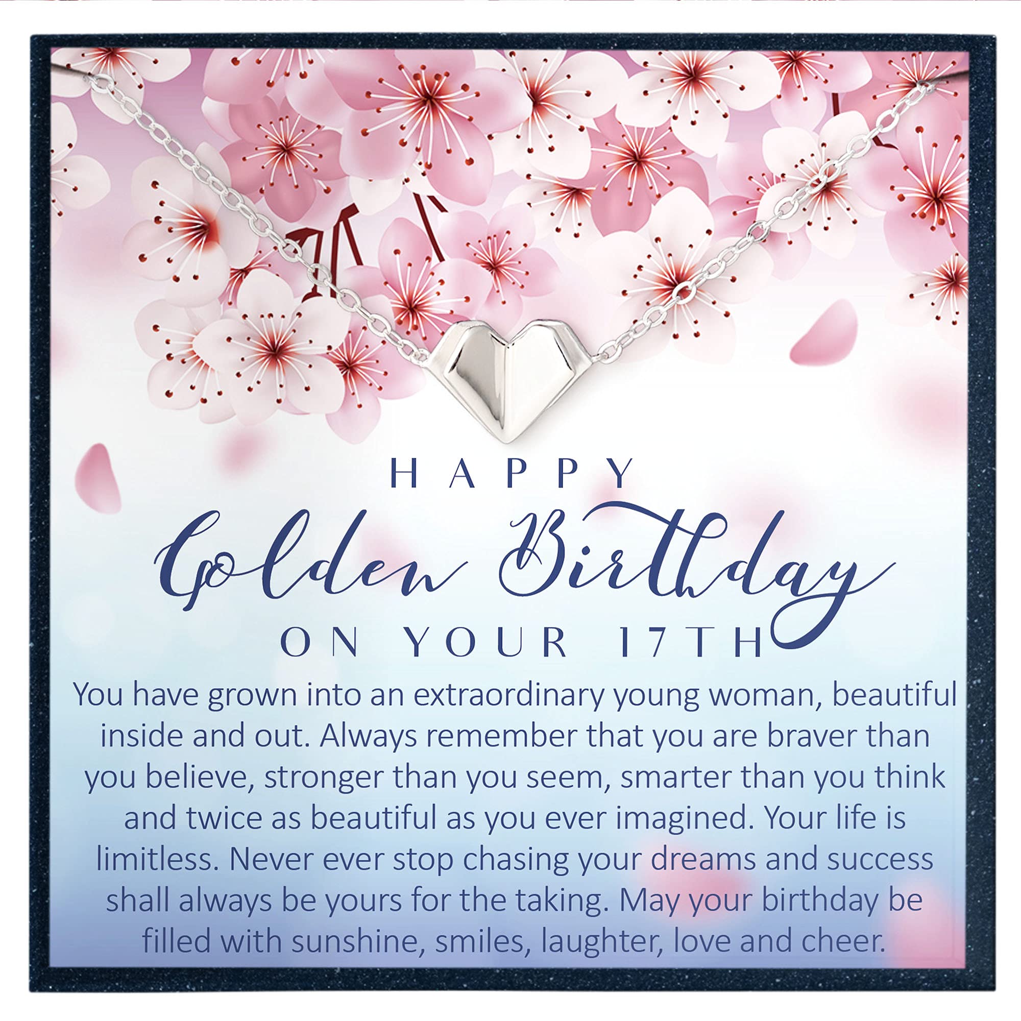 17th Birthday Gifts for Women & Girls - Heart Bracelet Jewelry for 17 Year Old | Perfect Birthday Present for Daughter, Sister, or Friend | Great for Parties, Graduation, and Special Occasions