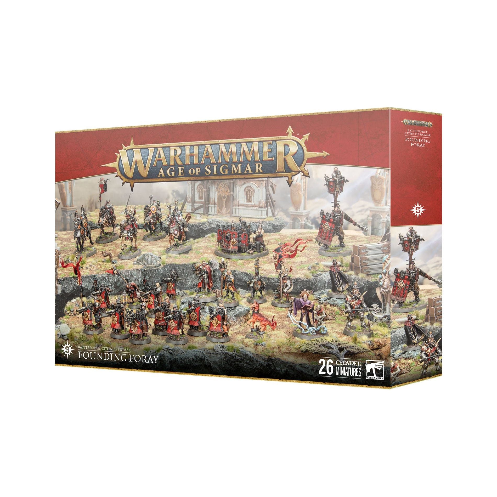 Cities of Sigmar Battleforce: Founding Foray - Warhammer AoS Army Set for Tabletop Wargaming & Fantasy Battles | Perfect for Beginners & Collectors | Use in Tournaments, Game Nights & Display Collections