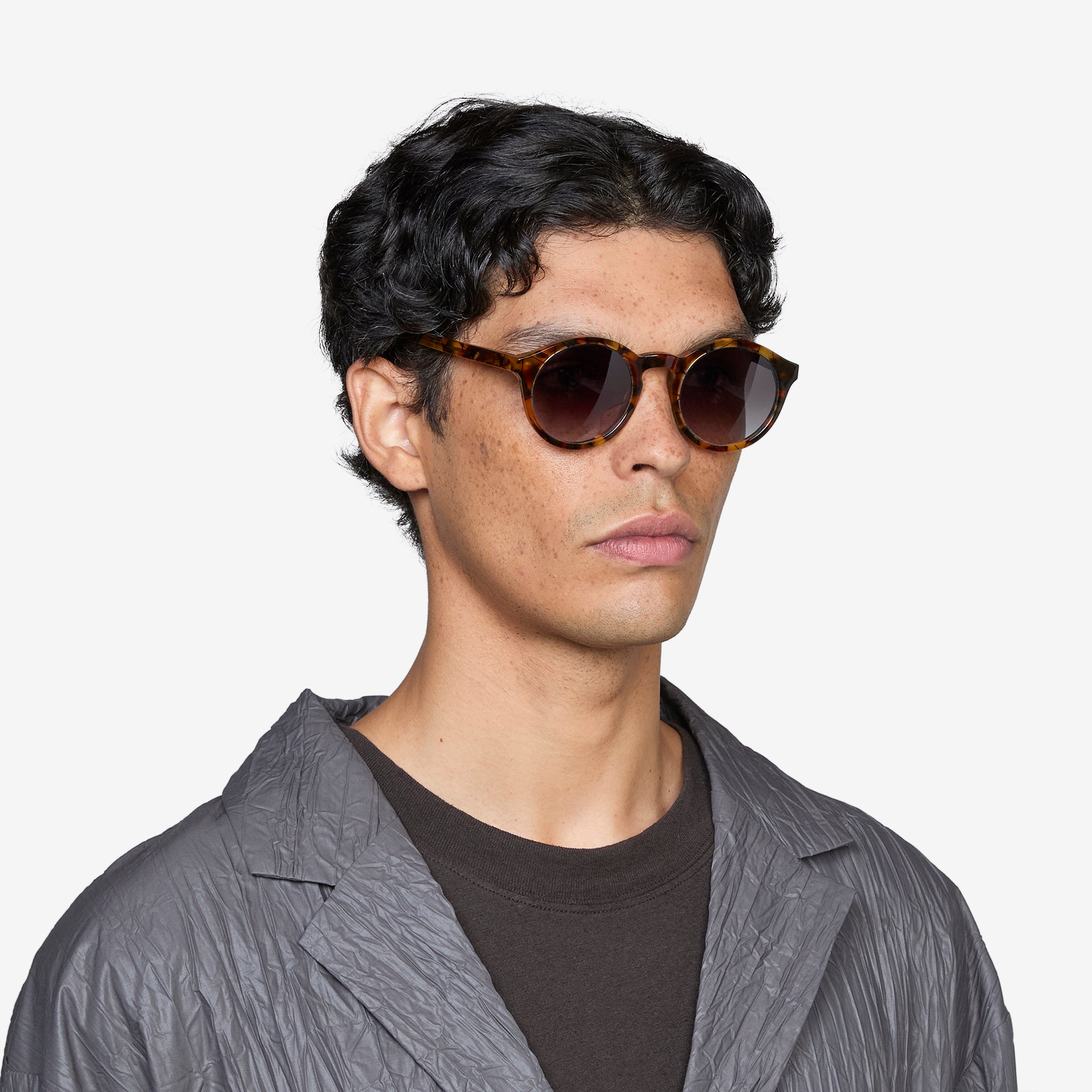 Barstow Havana Sunglasses with Grey Gradient Lens - Stylish UV Protection for Outdoor Activities, Beach, and Driving