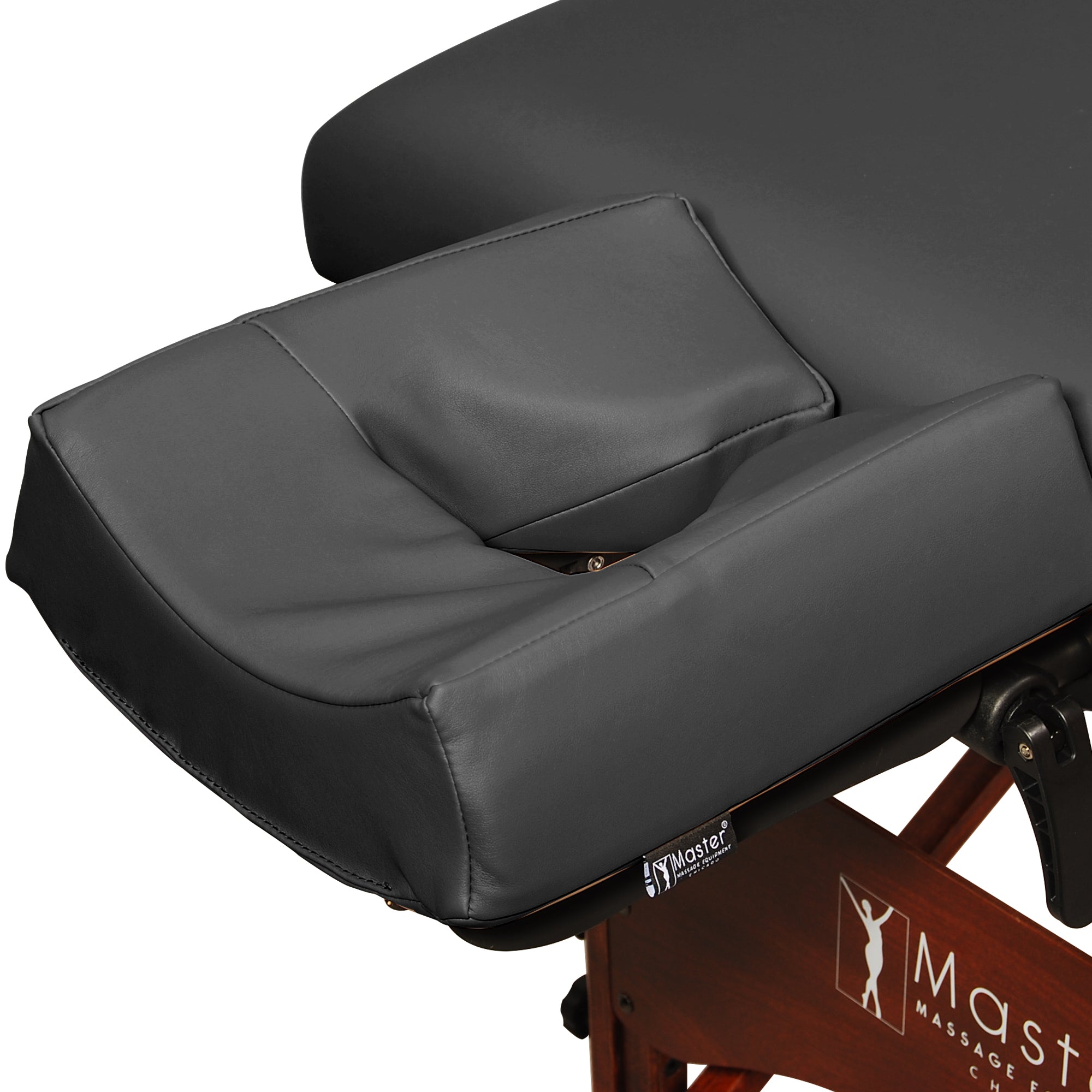 MASTER MASSAGE Adjustable Massage Table with Ergonomic Face Cradle & Comfort Pillow Set - Black | Portable Massage Bed for Home Spa, Physical Therapy & Professional Use