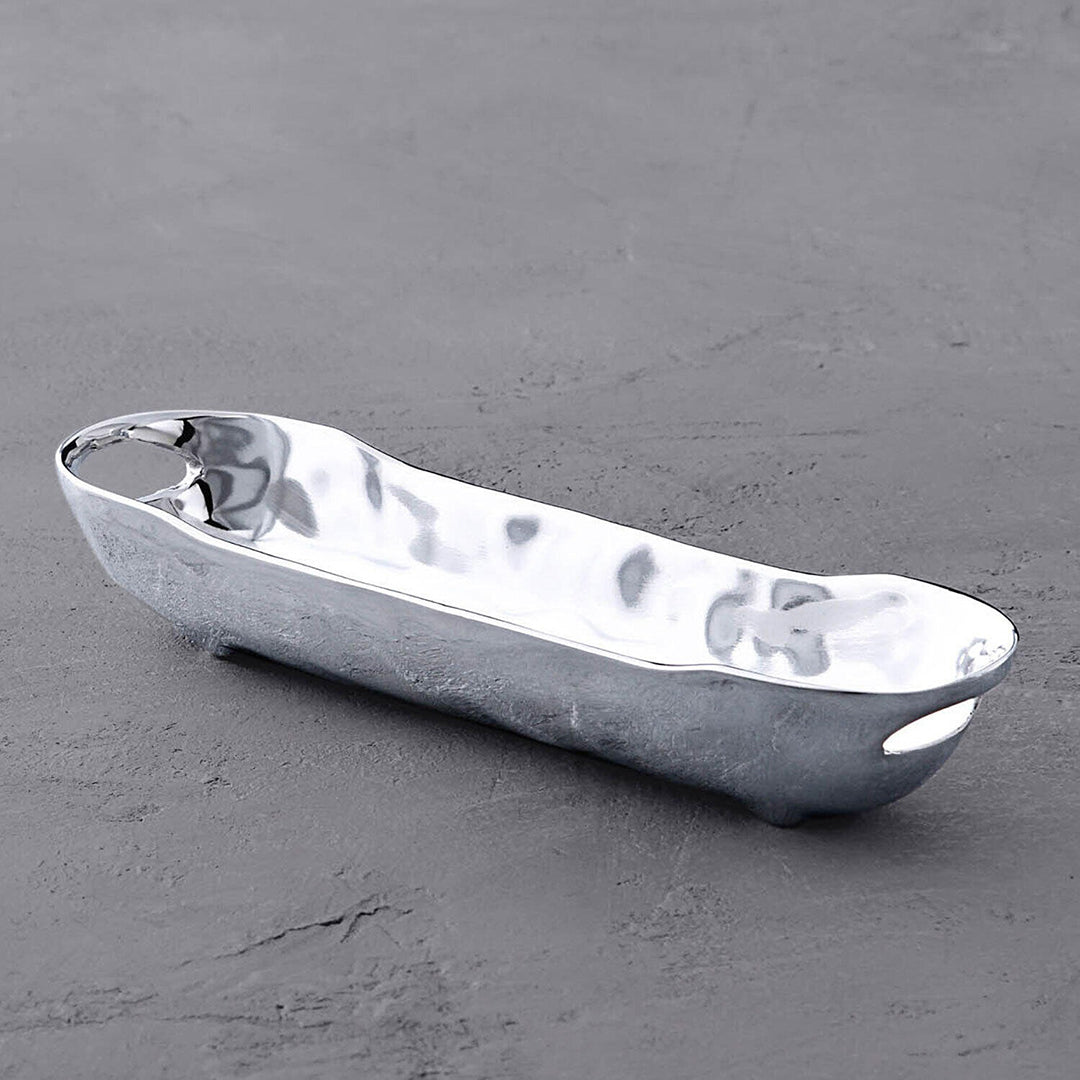 Beatriz Ball Soho Cracker Tray with Handles - Elegant Serving Platter for Cheese, Crackers & Appetizers - Perfect for Holiday Entertaining, Dinner Parties & Hostess Gifts