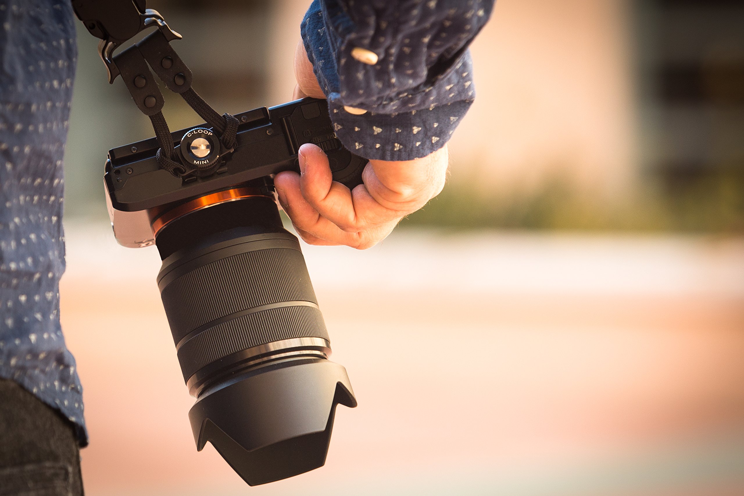 C-Loop Mini Camera Strap Tripod Mount - Secure Attachment for Mirrorless, Micro 4/3 & Compact Digital Cameras | Tangle-Free Design | Perfect for Travel, Vlogging & Outdoor Photography