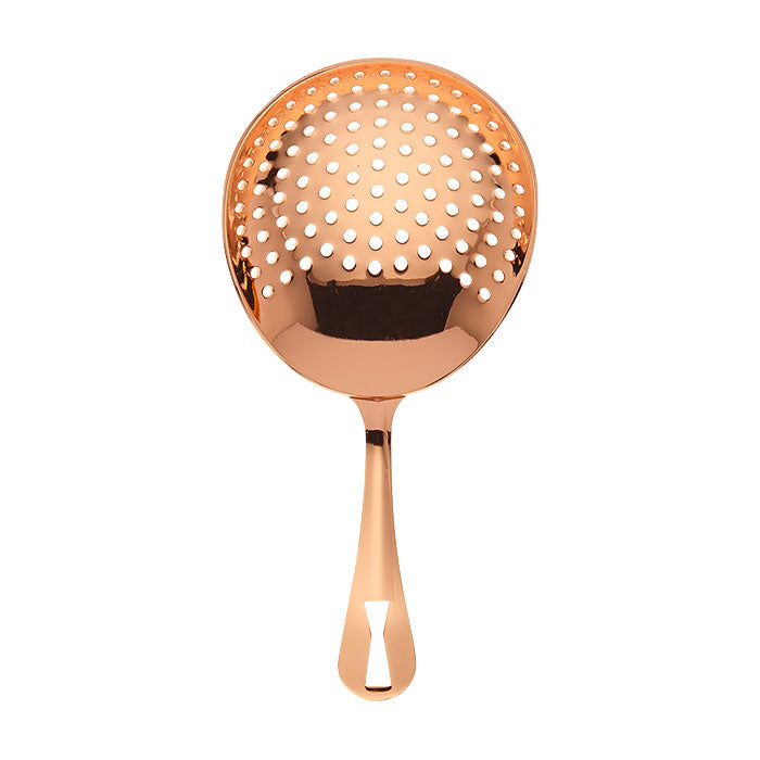 Barfly by Mercer M37028CP Copper Plated Julep Strainer - 6.5
