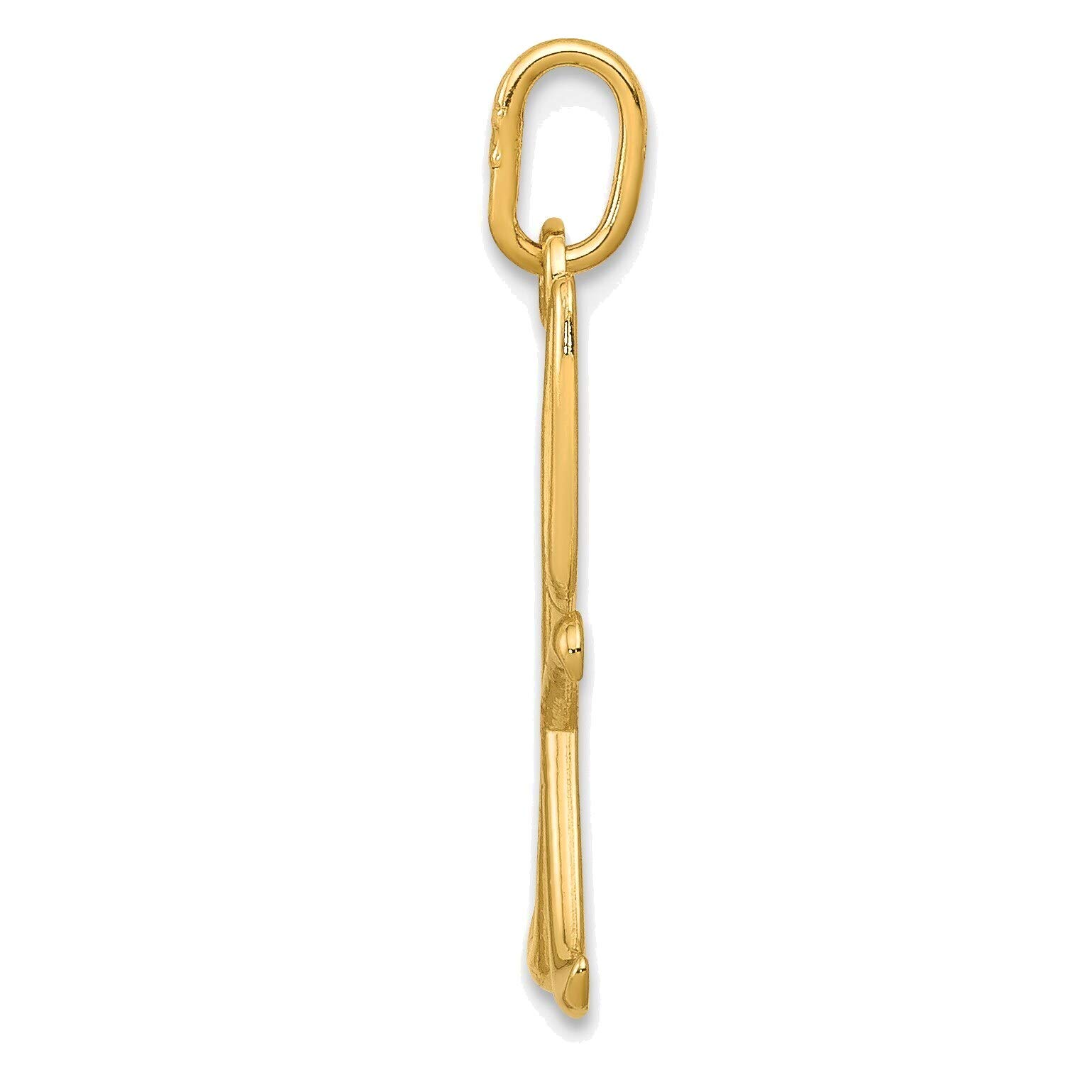 14K Yellow Gold Initial Charm - Personalized Jewelry for Gifts & Everyday Wear