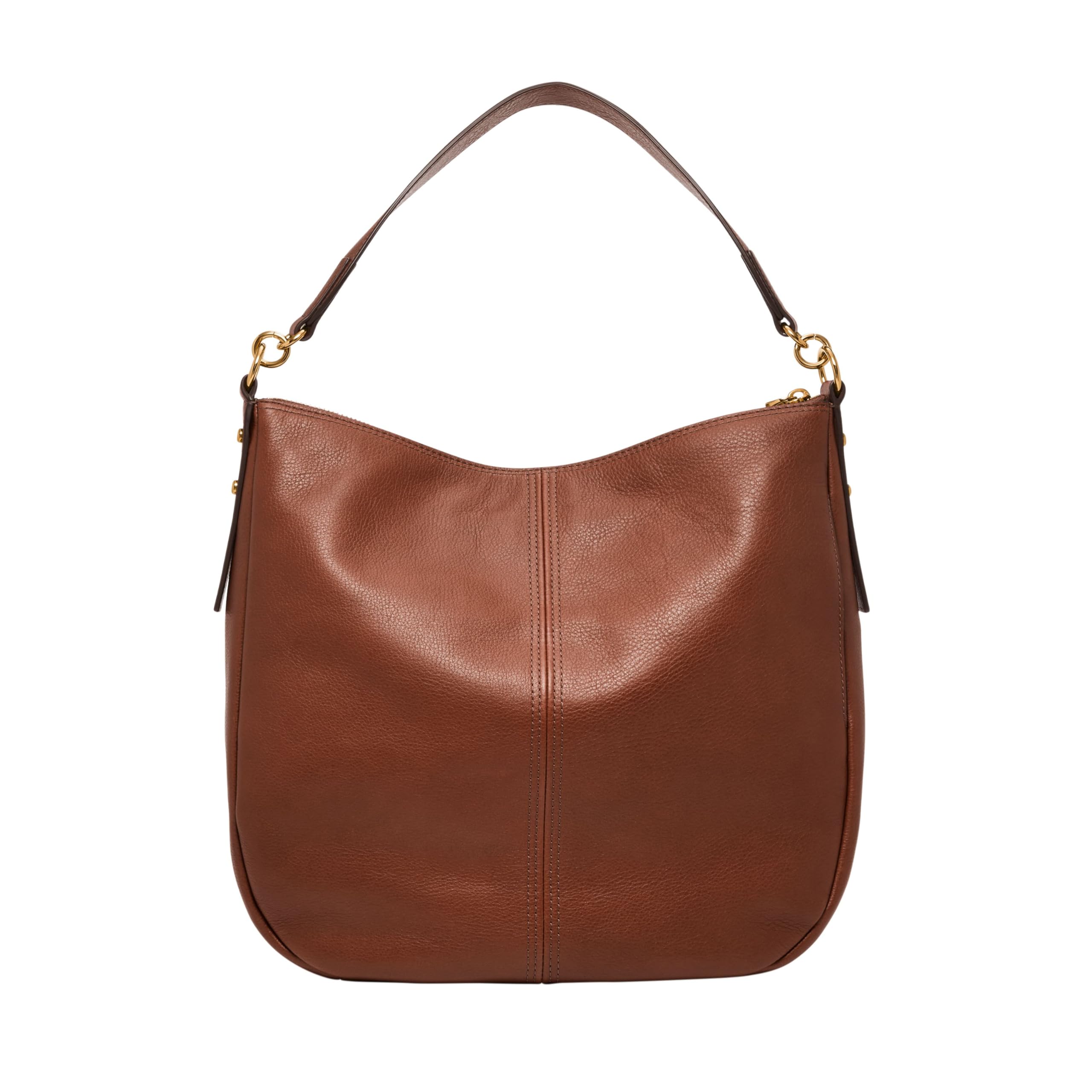 Fossil Women's Jolie Leather Hobo Purse Handbag - Brown Crossbody Bag for Everyday Use | Model ZB1434200 | Perfect for Work, Travel & Casual Outings
