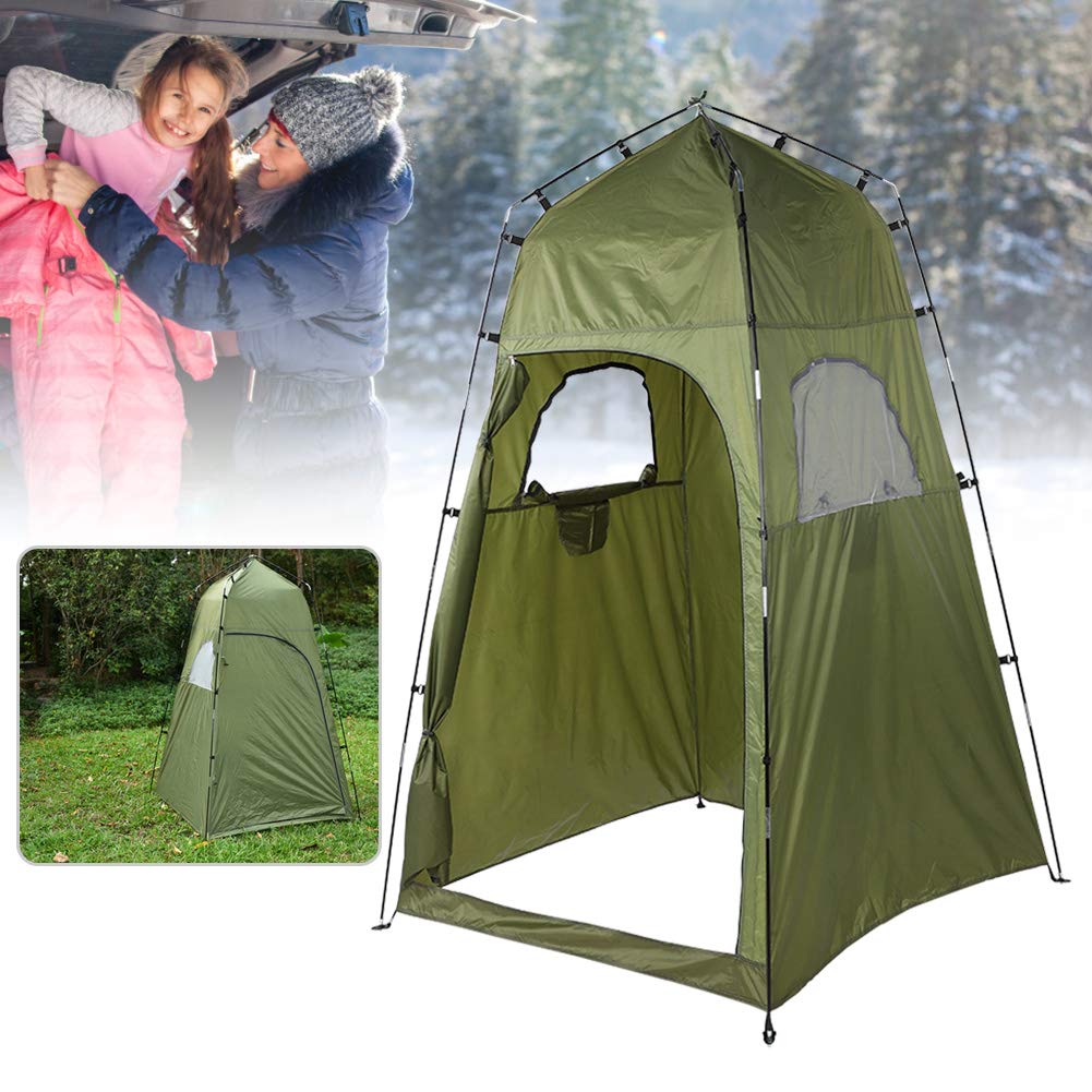 VGEBY Portable Camping Changing Tent - Outdoor Shower Shelter, Beach Toilet & Privacy Room for Camping, Beach, Hiking | Lightweight & Water-Resistant