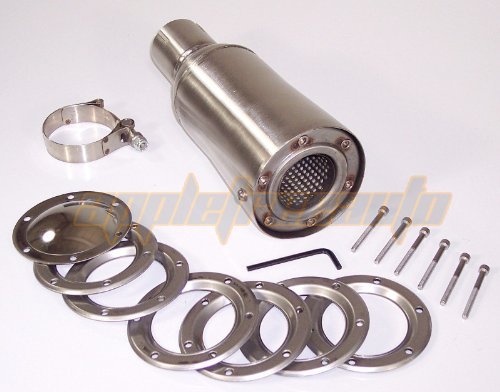 Spark Arrestor - 10 Inch Stainless Steel with 2 Clamp-On Inlets | Compatible with Dune Buggies & Off-Road Vehicles | Perfect for Sand Dunes, Desert Racing & Outdoor Adventures