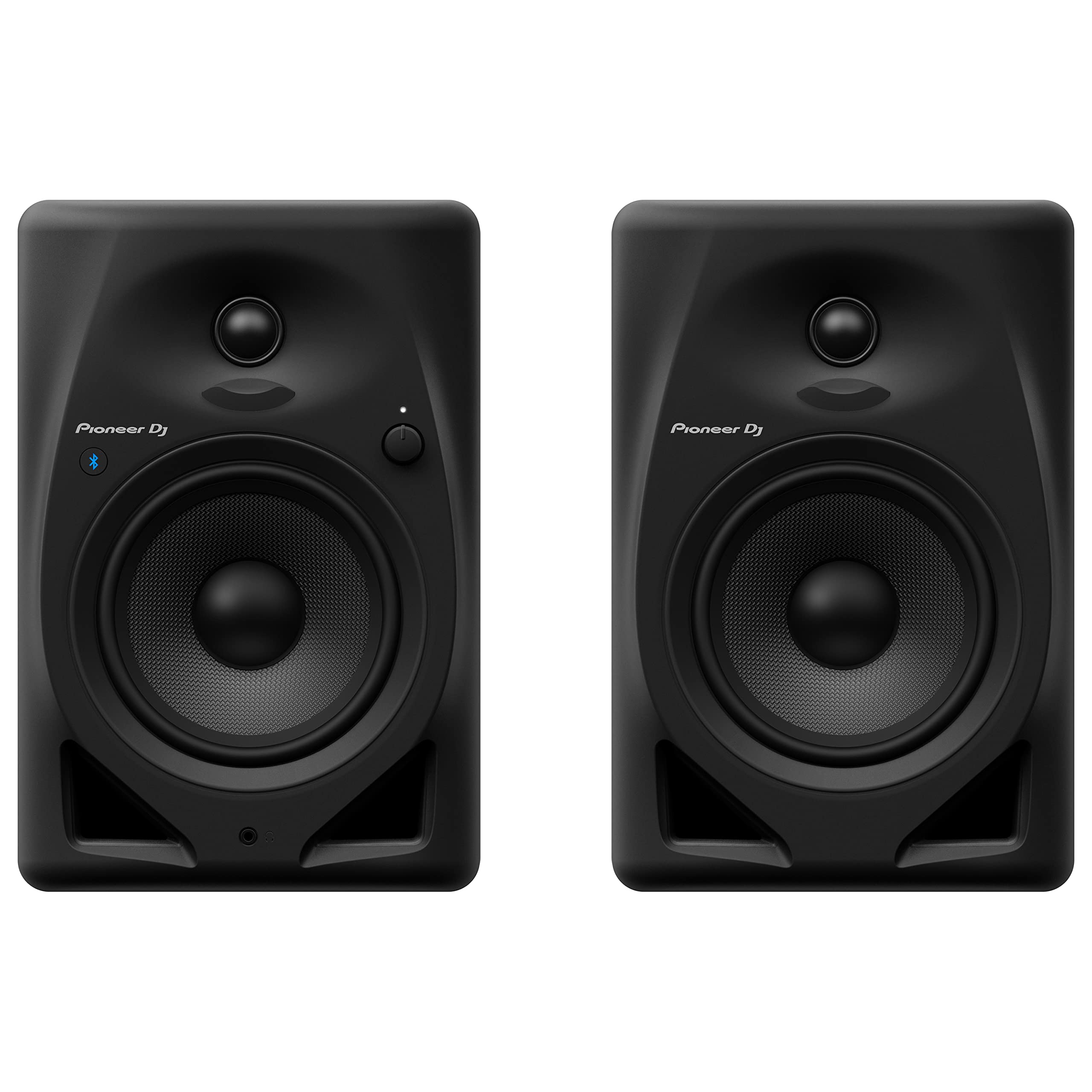 Pioneer DJ DM-50D-BT 5-inch Bluetooth Studio Monitor Speakers (Pair) - Professional Desktop Active Speakers for DJs, Music Production & Home Audio - Black