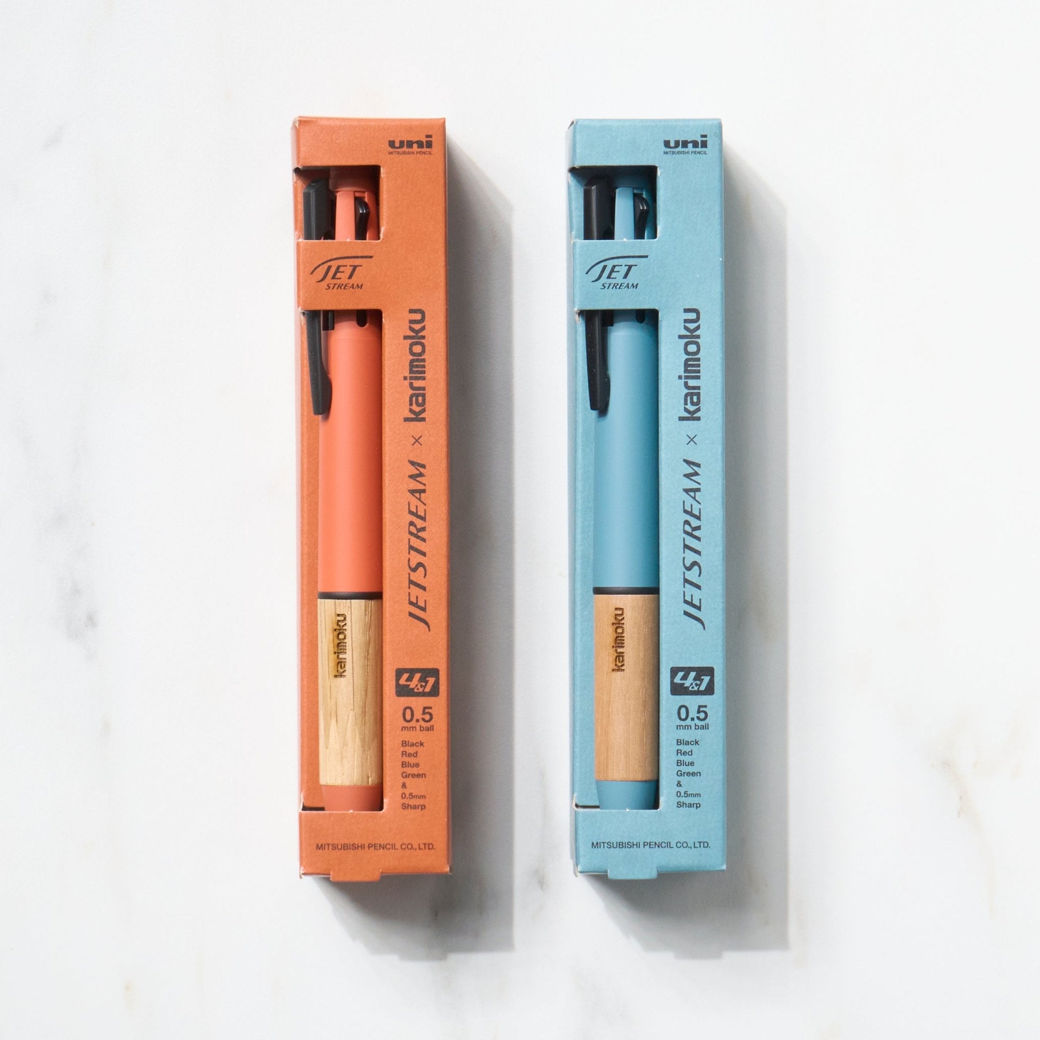 Jetstream 4&1 Karimoku Collaboration Multi Pen - Smooth Writing 0.7mm Ballpoint Pen by Uni Mitsubishi Pencil - Perfect for Office, School, and Creative Note-Taking