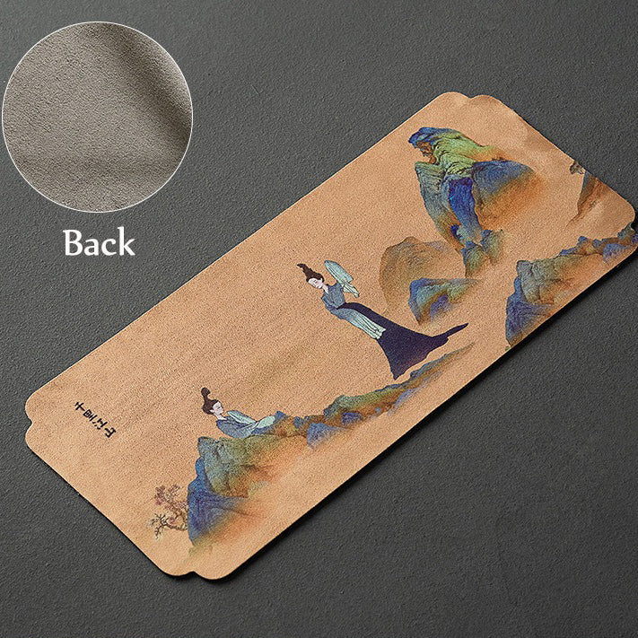 Premium Suede Tea Table Mat for Coffee & Dining - Non-Slip, Heat-Resistant, Stylish Home Decor for Living Room & Kitchen Use