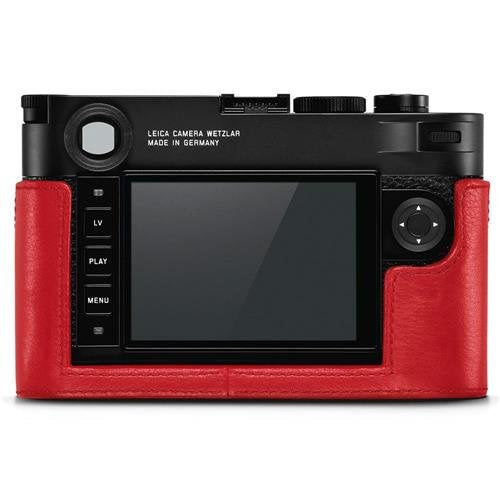 Leica M10 Camera Protector Case - Genuine Leather Cover in Red for Enhanced Protection | Perfect for Travel, Outdoor Photography & Everyday Use