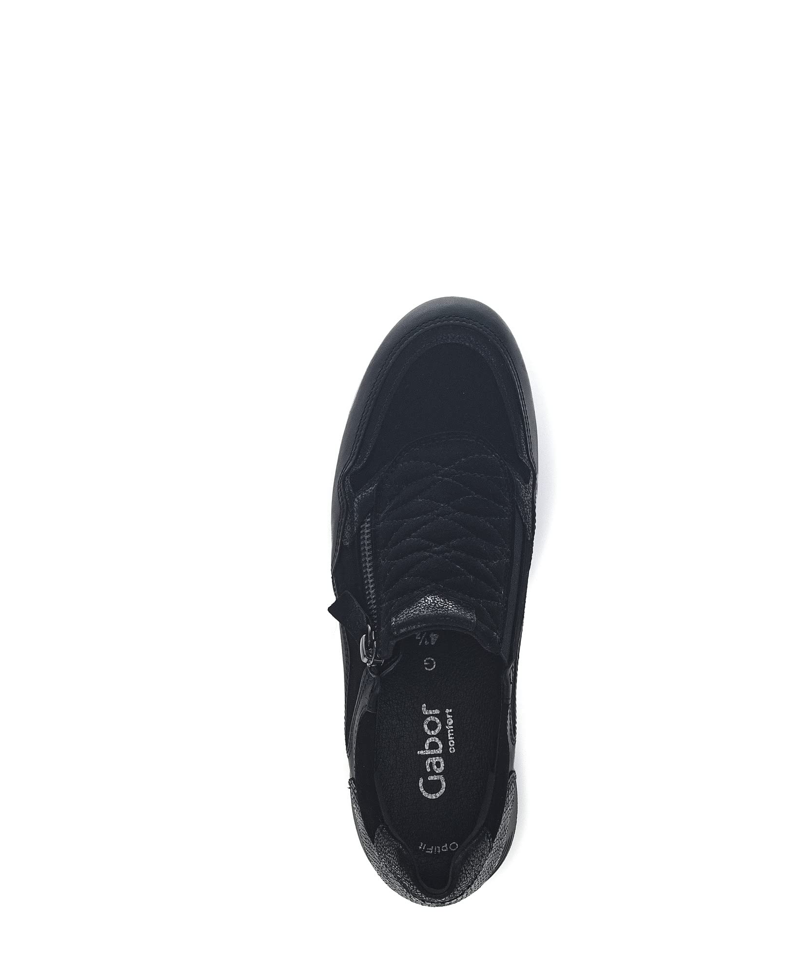 Gabor Women's Comfortable Low-Top Sneakers with Removable Insoles - Perfect for Walking, Work & Casual Wear