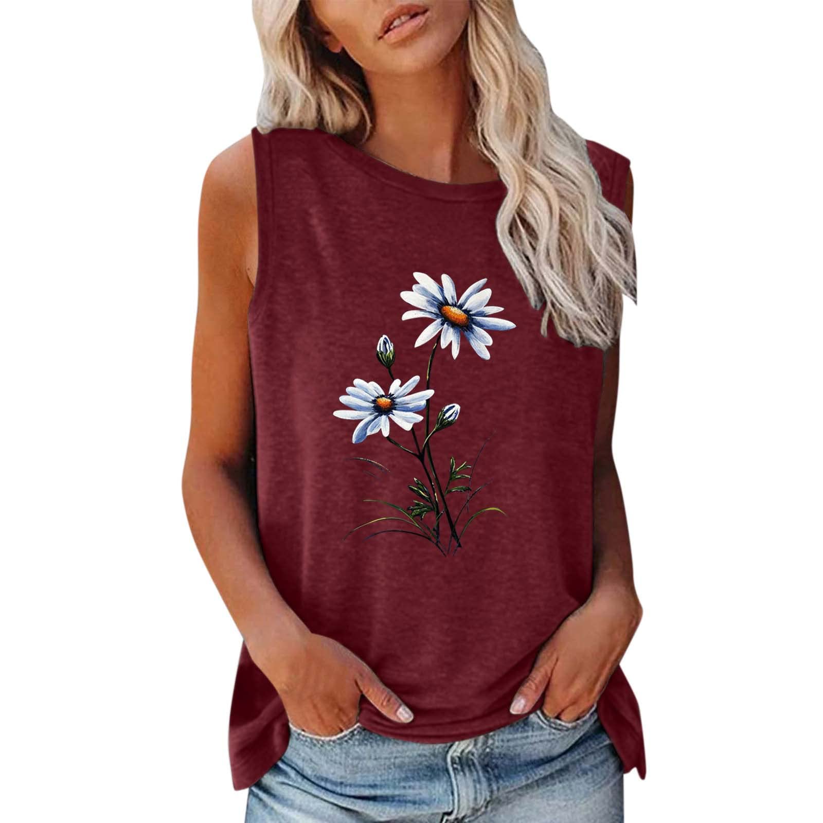 Women's Sleeveless Tank Tops - Summer Casual Loose Tunic Blouses for Women | Perfect for Beach Outfits, Yoga Wear & Everyday Comfort